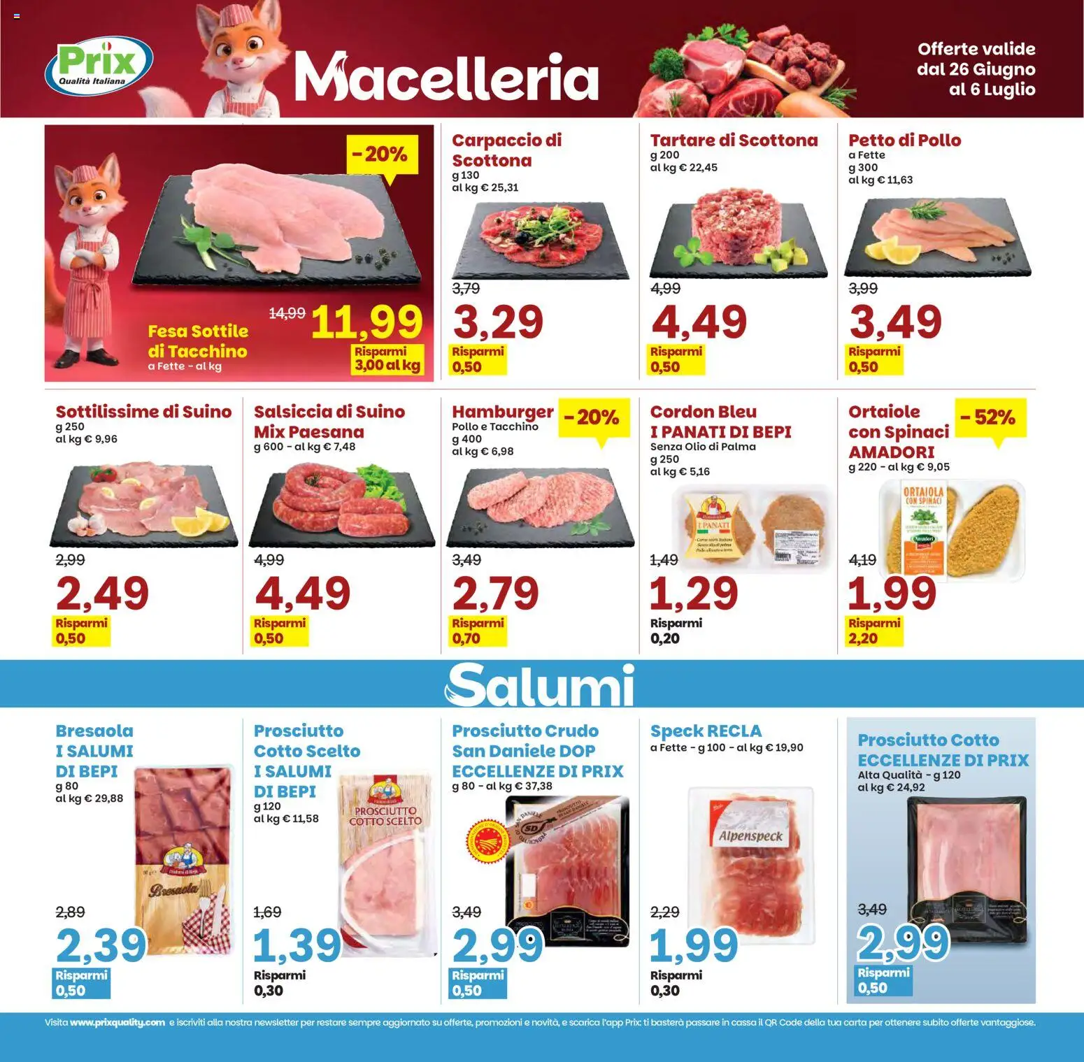 Volantino Prix del 26.06.2026 | Pagina: 8