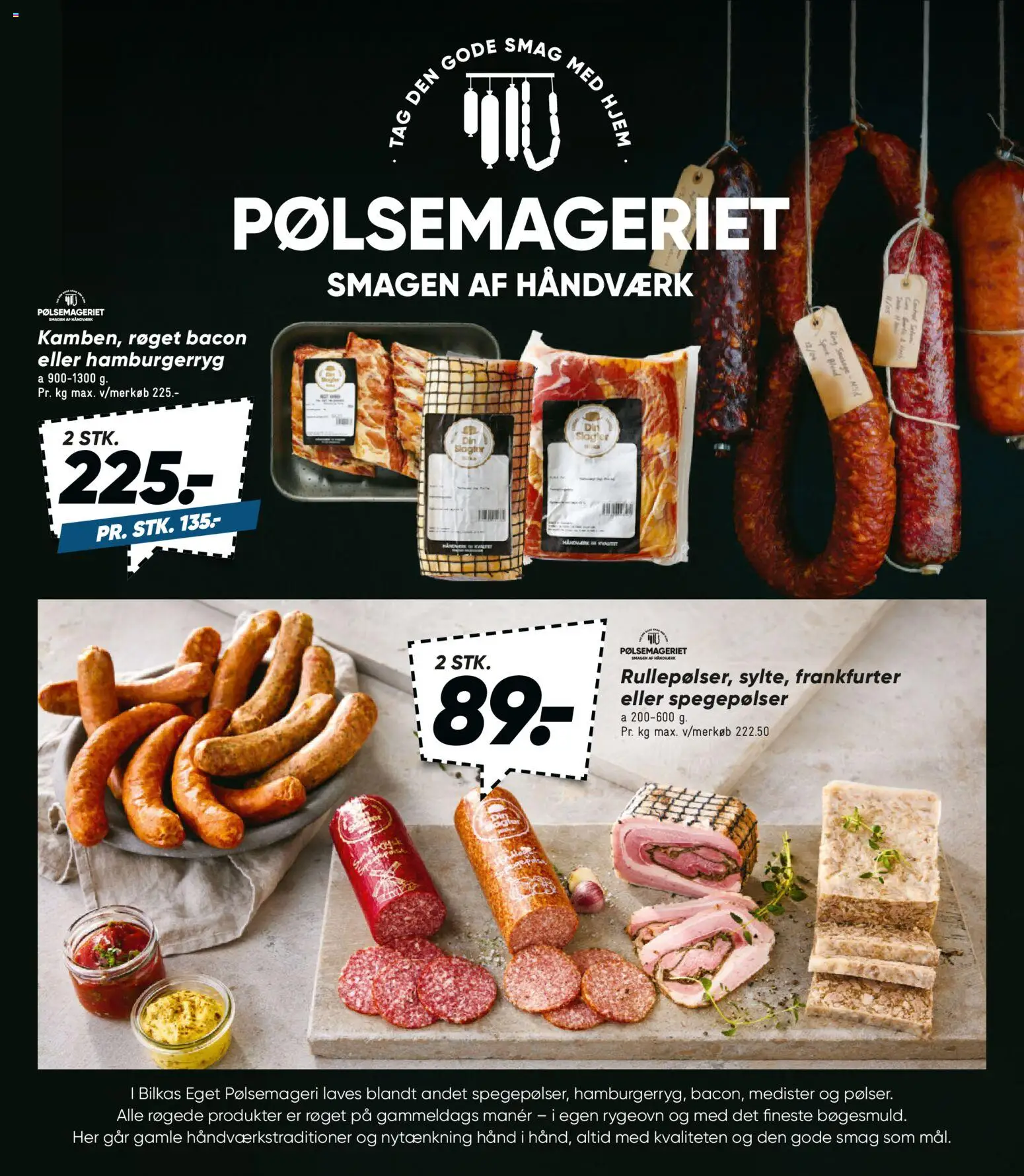 Bilka tilbudsavis – gyldig fra 25/09/2026 | Side: 34 | Produkter: Bacon, Hamburgerryg, Søm