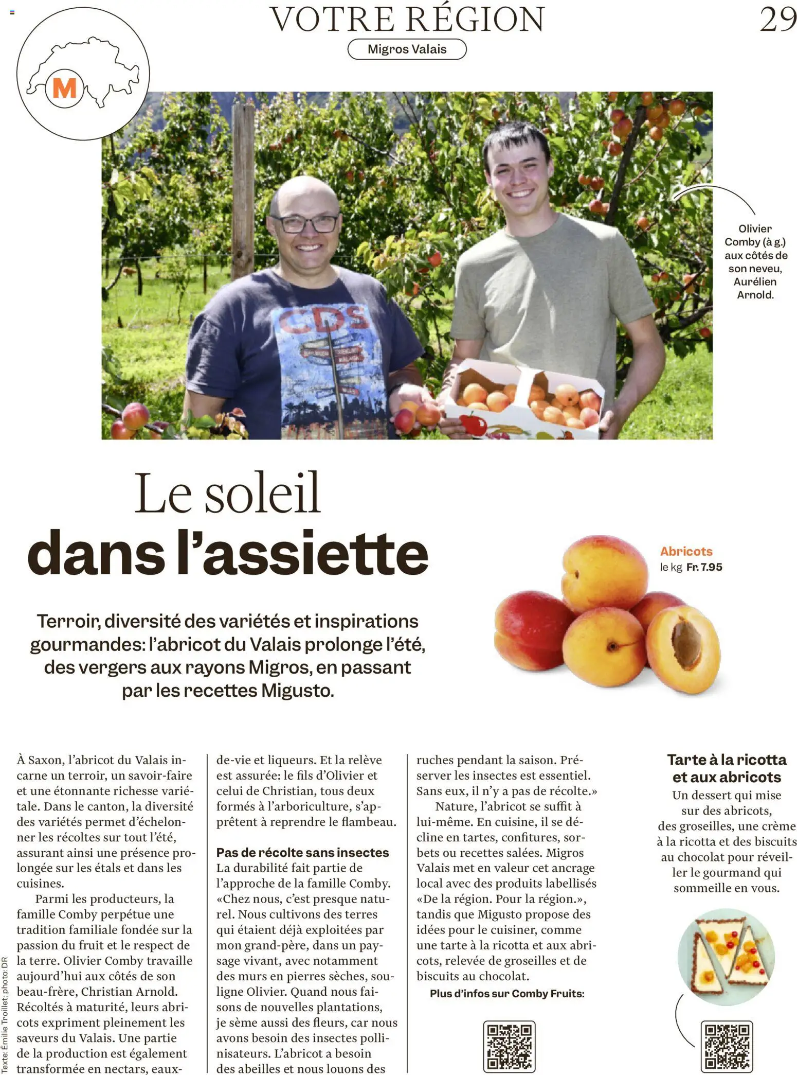 Migros aktionen Magazine FR – gültig ab 15.07.2026 | Seite: 29 | Produkte: Server, Creme