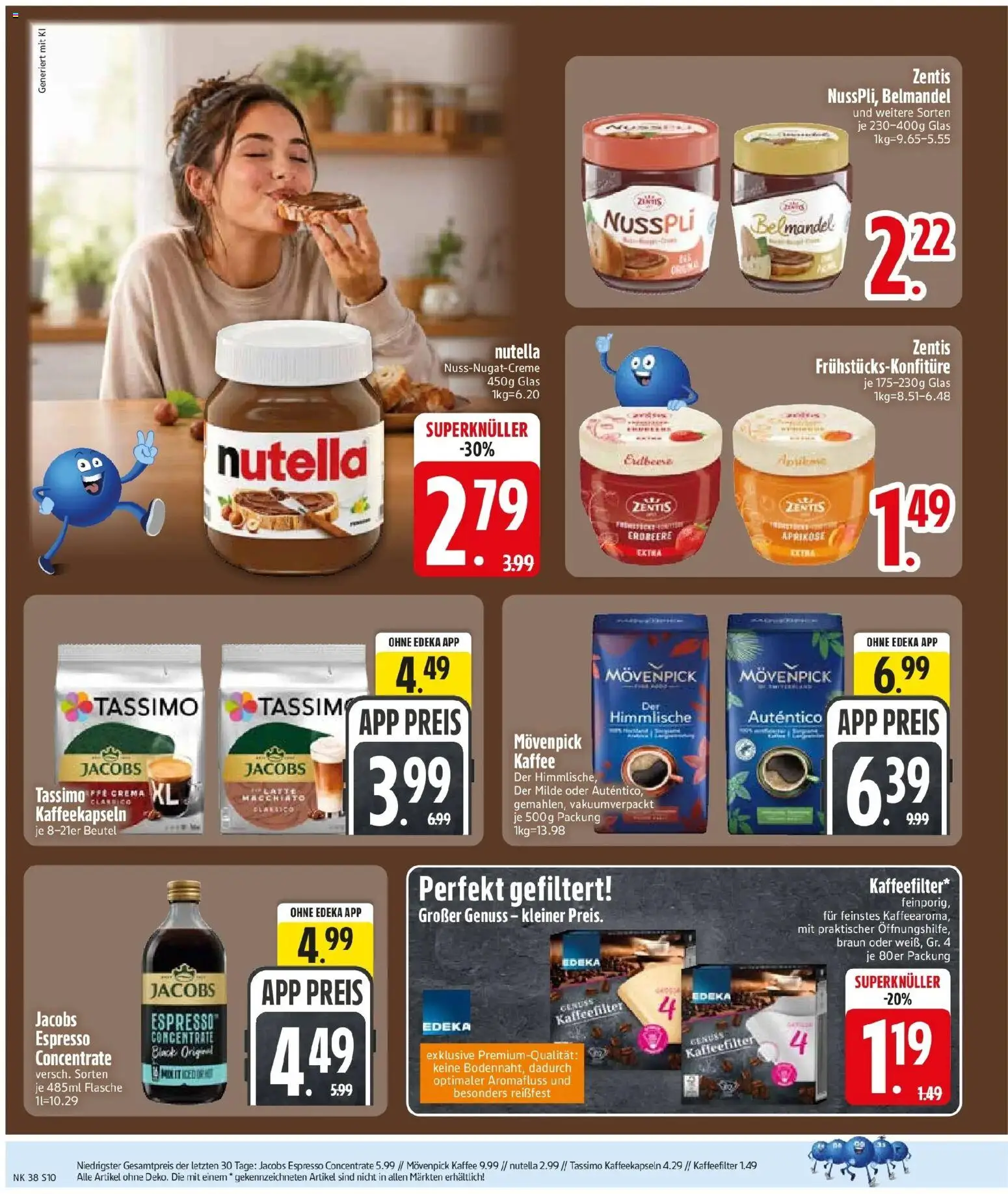 Edeka Prospekt Neusäß-Steppach (ab 14.09.2026) » Angebote Online | Seite: 12 | Produkte: Kaffee, Nutella, Movenpick kaffee, Tassimo