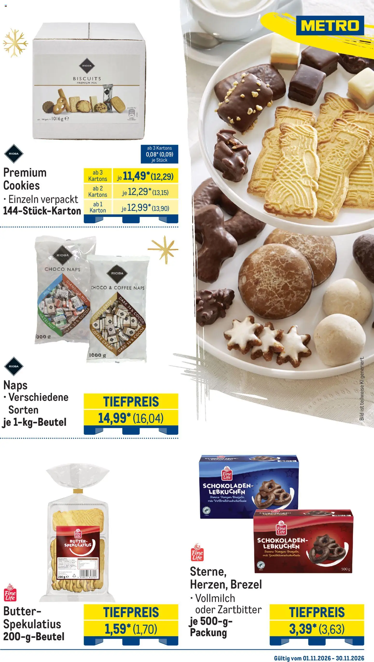 Metro Monats-Menü – gültig ab 01.11.2026 | Seite: 31 | Produkte: Butter