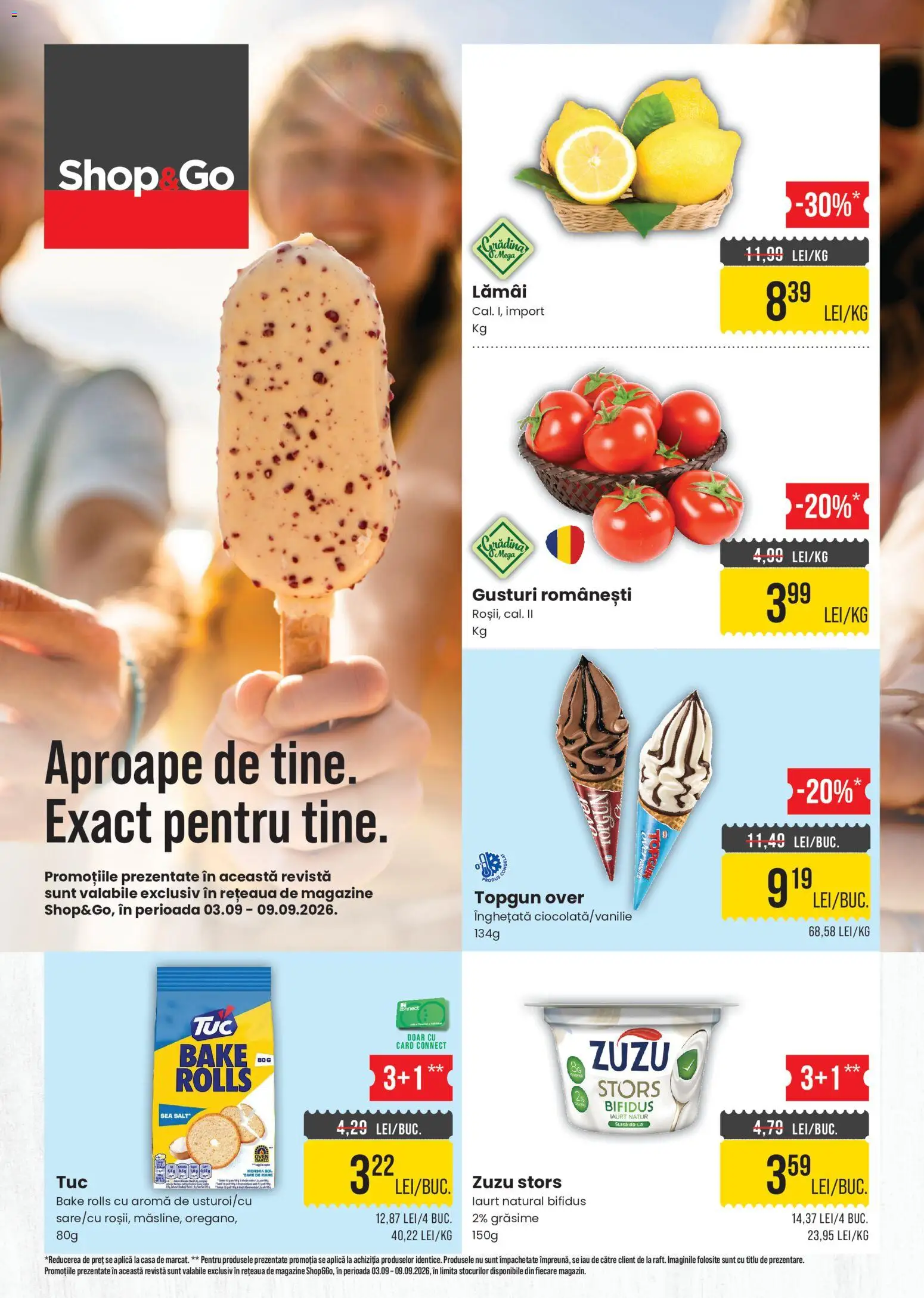 Noul catalog Mega Image – valabil de la 03.09.2026 | Pagină: 1 | Produse: Lamai, Aplică, Zuzu, Înghețată