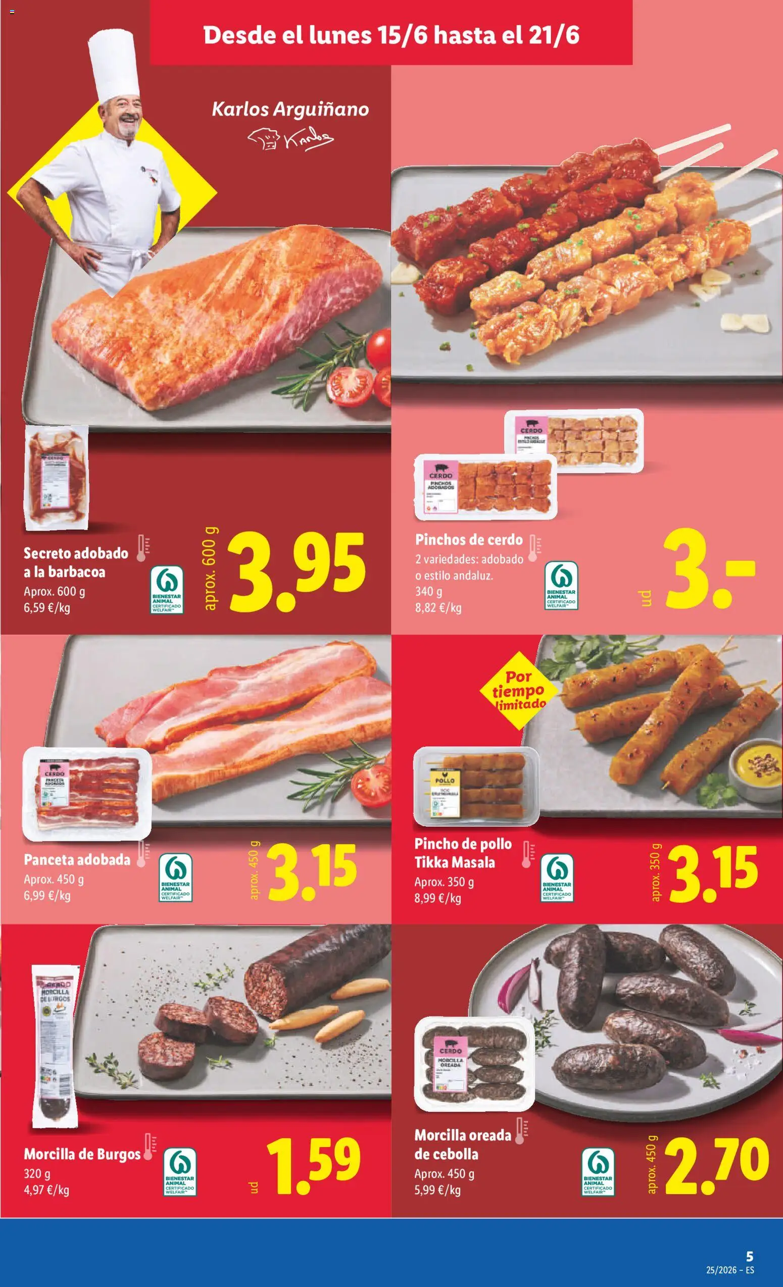 Lidl folleto Baleares │ válido desde el 15.06.2026 | Página: 9 | Productos: Ηλεκτρικός φούρνος, Cerdo, Παγωμένο τσάι, Barbacoa