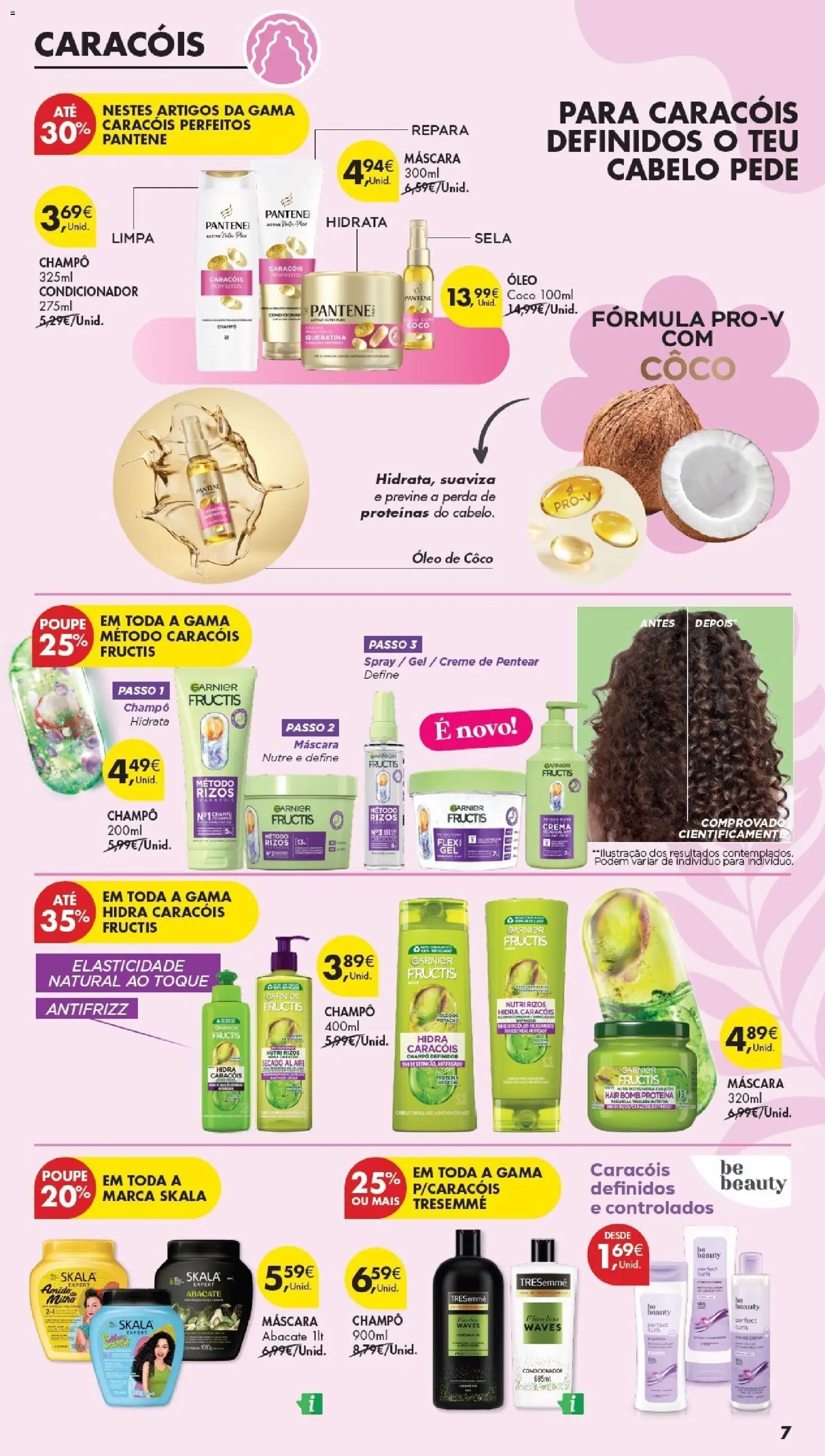 Pingo Doce Especial Cabelos │ válido de 21.04.2026 | Página: 7 | Produtos: Condicionador, Óleo, Creme, Milho