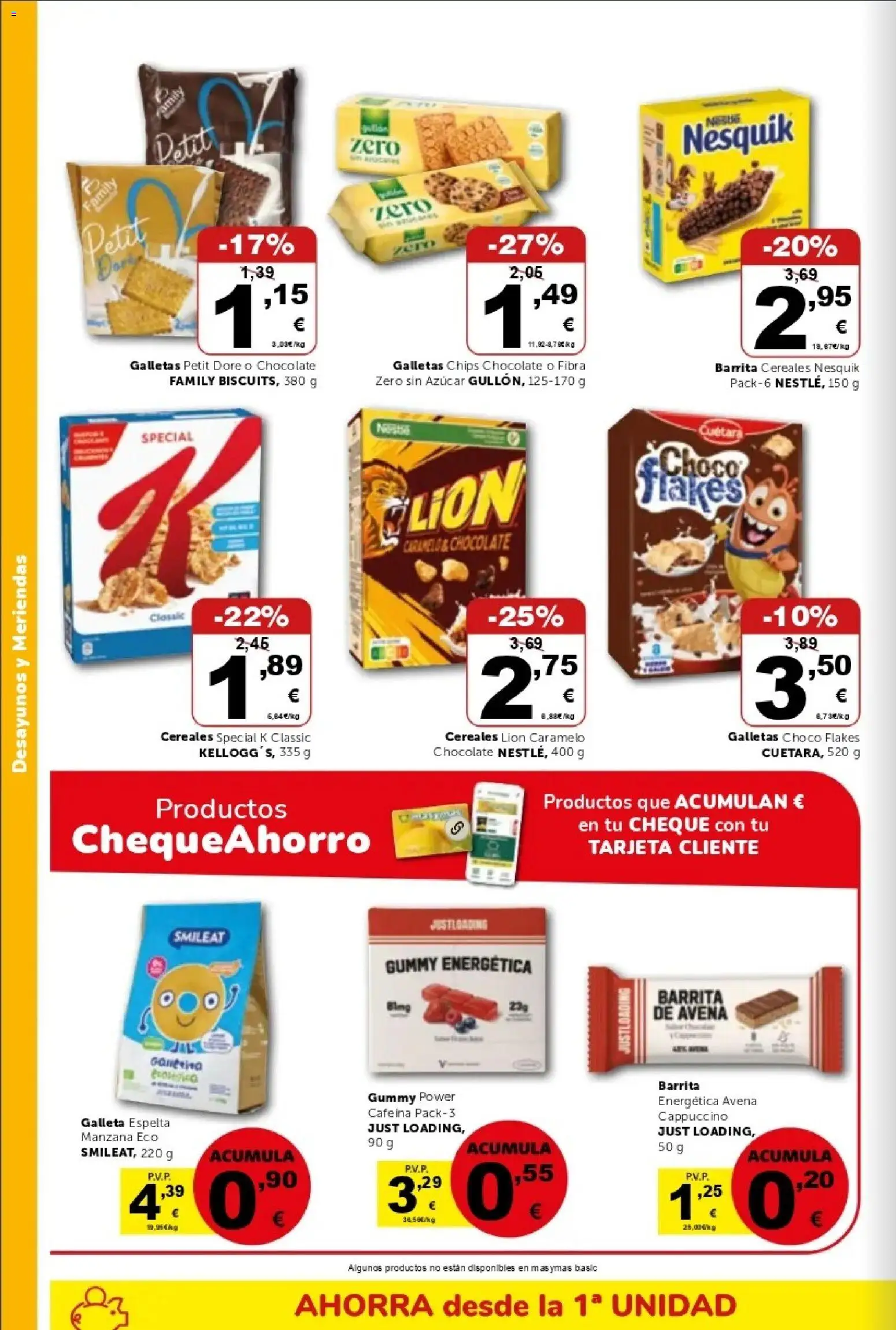 Masymas folleto │ válido desde el 16/10/2026 | Página: 10 | Productos: Chocolate, Cereales, Manzana, Galletas