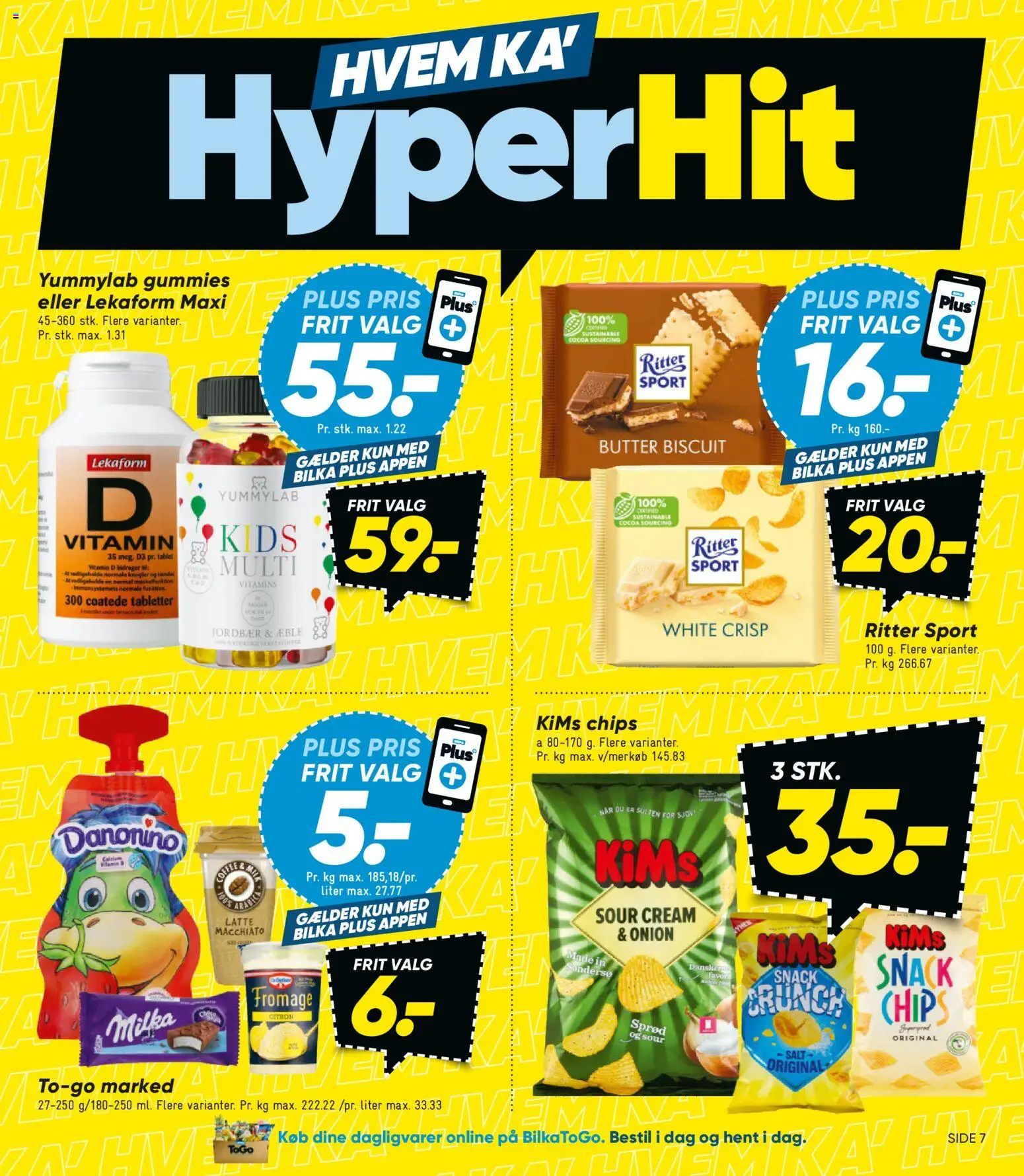 Bilka tilbudsavis – gyldig fra 12.06.2026 | Side: 7 | Produkter: Jordbær, Chips, Salt, Tablet