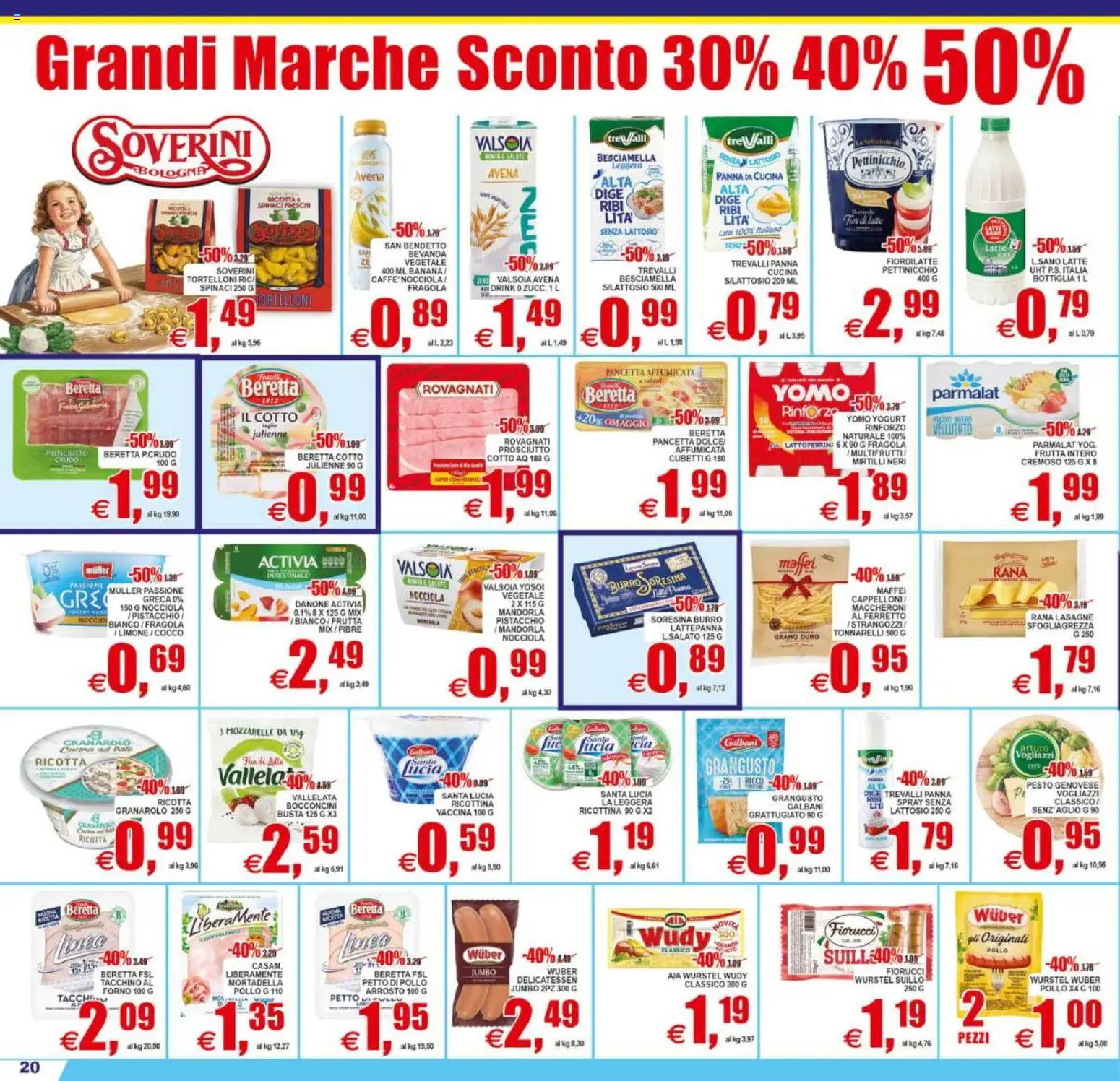 Volantino Pewex del 29.05.2026 | Pagina: 20 | Prodotti: Pesto, Mortadella, Cocco, Forno