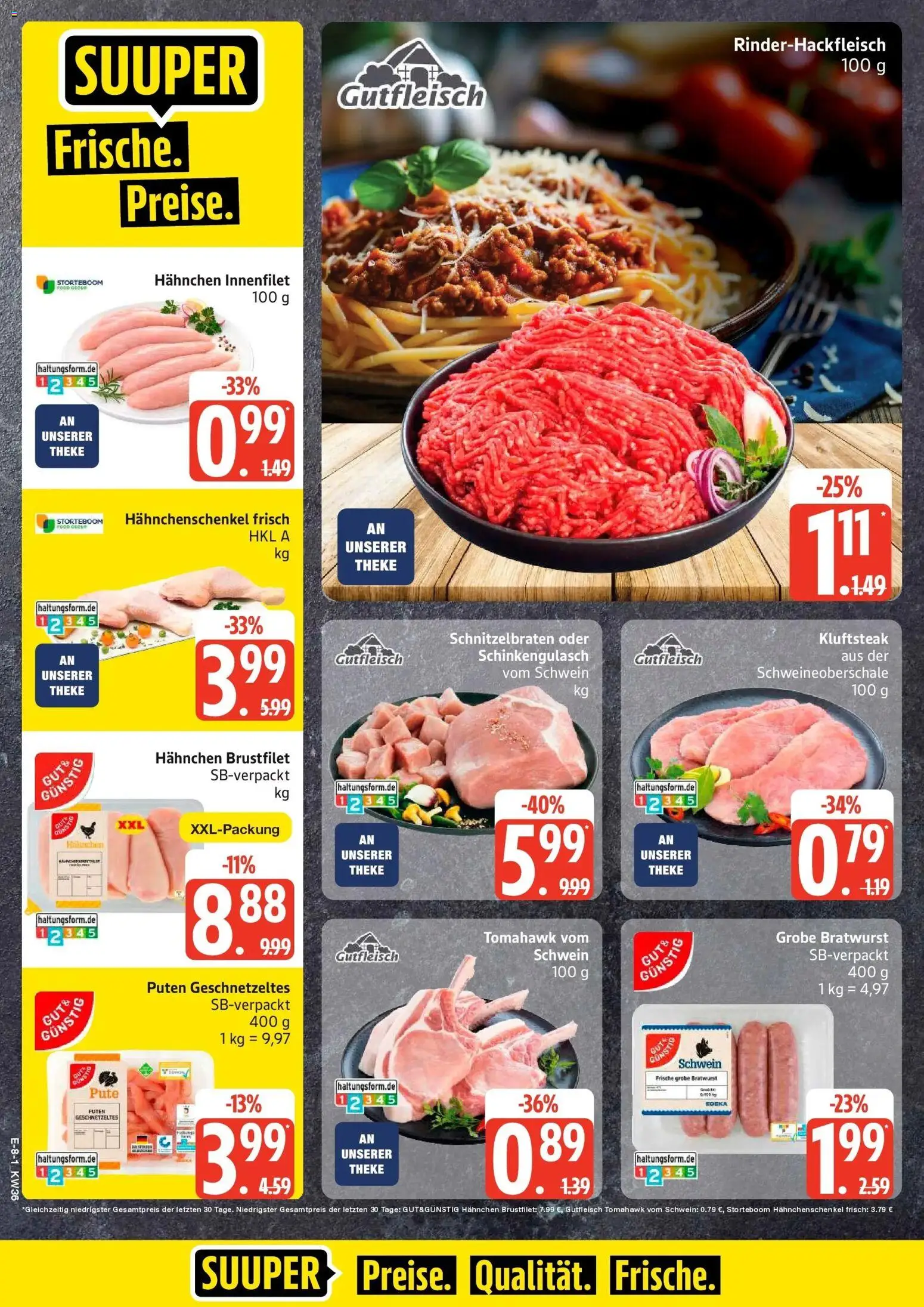 Edeka Prospekt Hamburg (ab 31.08.2026) » Angebote Online | Seite: 10 | Produkte: Pute, Hahnchen, Hahnchenschenkel, Theke