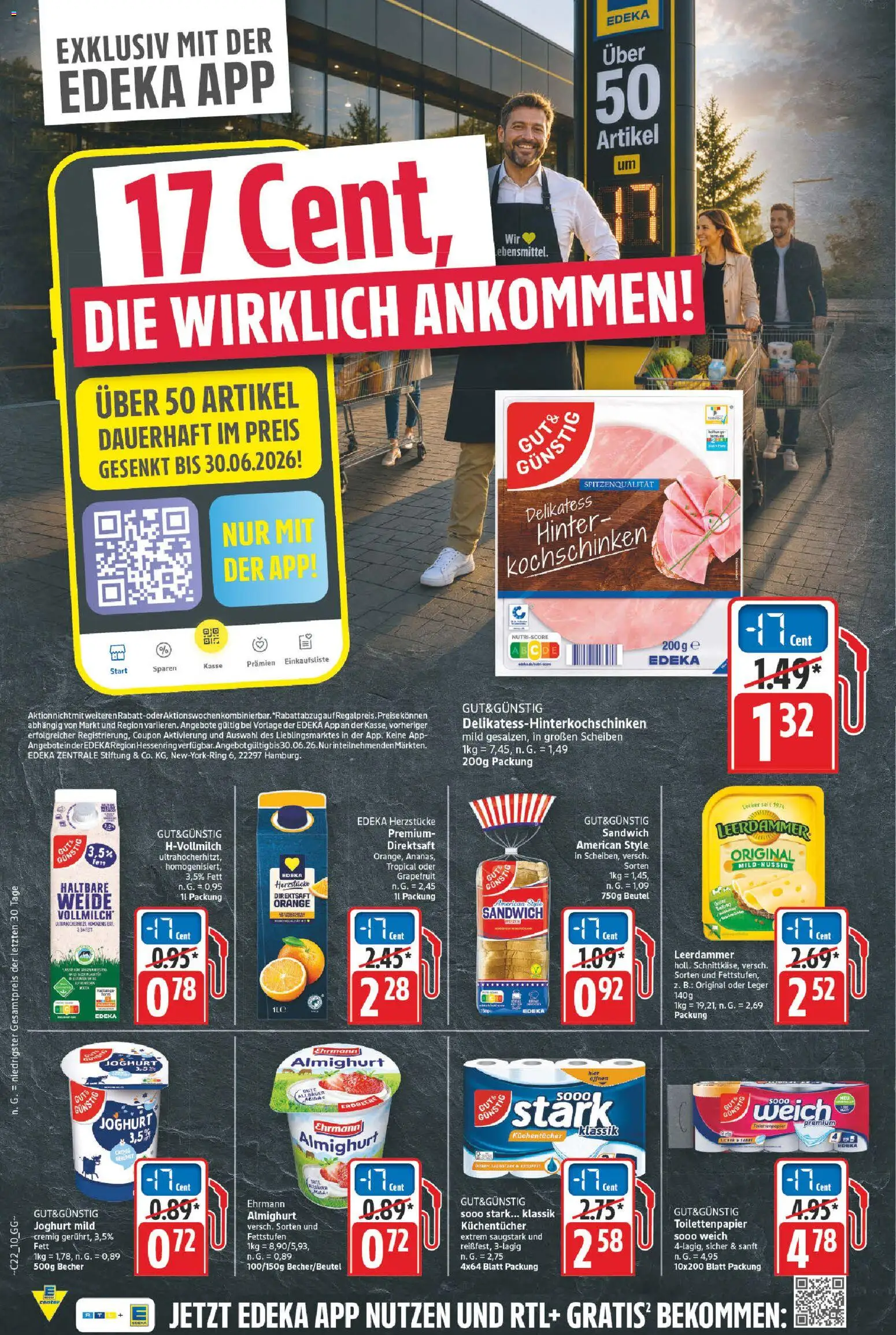 E center Prospekt – gültig ab 26.05.2026 | Seite: 12 | Produkte: Joghurt, Leerdammer, Grapefruit, Toilettenpapier