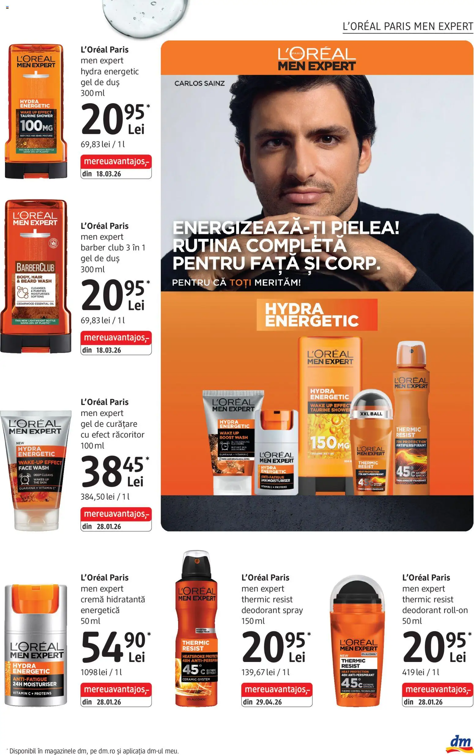 Noul catalog DM drogeriemarkt – valabil de la 01.10.2026 | Pagină: 11 | Produse: Gel de curățare, Duș, Gel de duș, Deodorant
