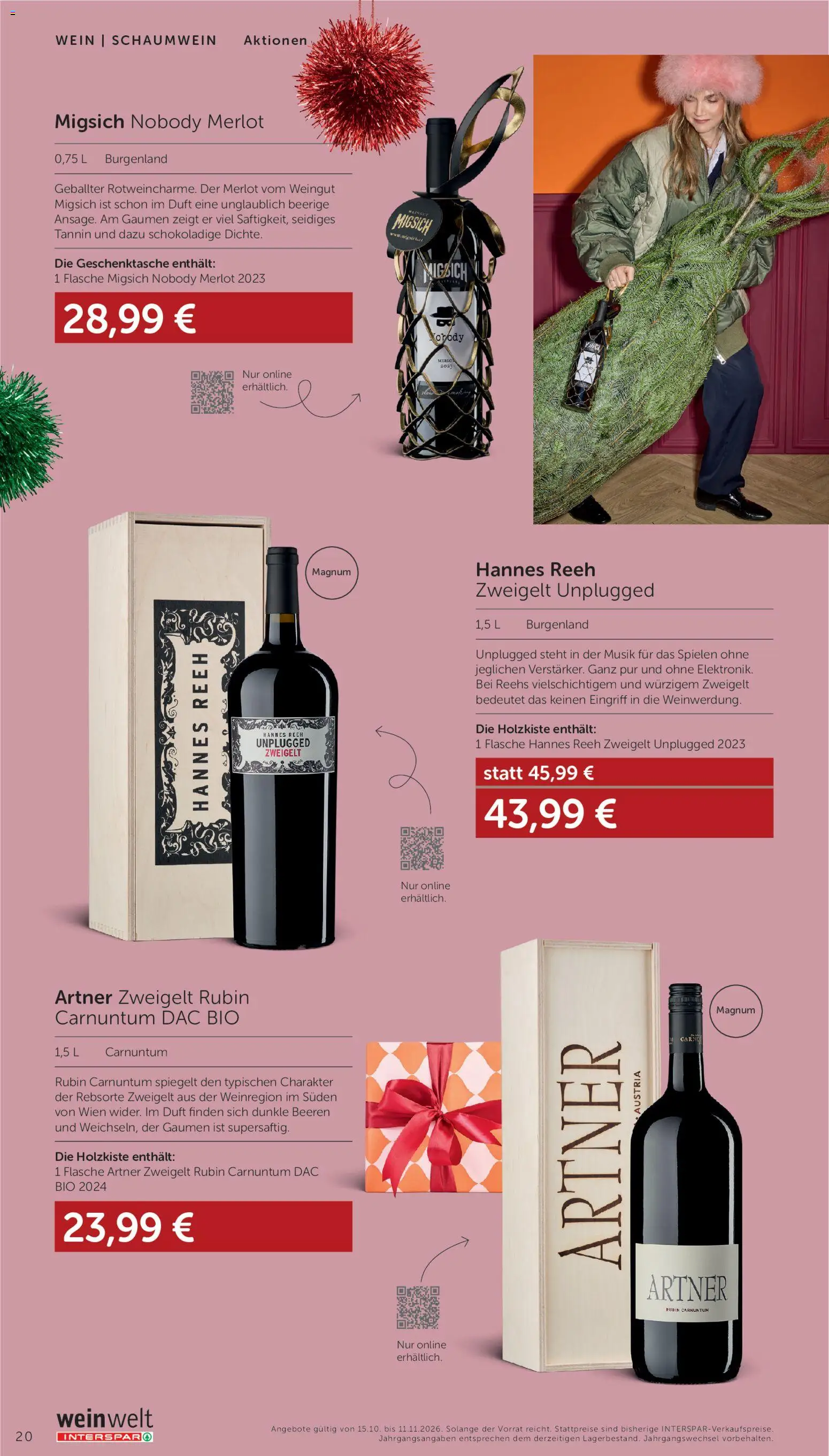 Interspar BEST -  SELLER gültig ab 15.10.2026 | Seite: 20 | Produkte: Duft, Wein