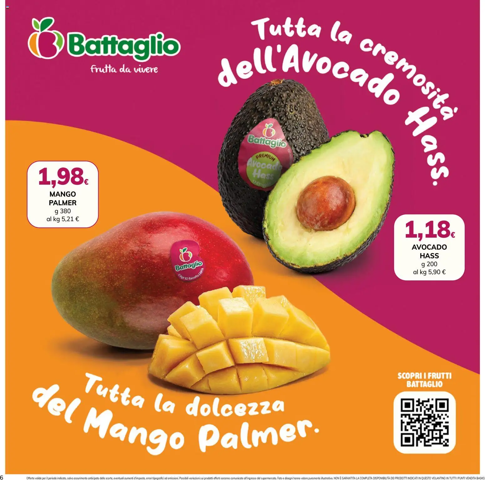 Volantino Basko del 11/08/2026 | Pagina: 6 | Prodotti: Avocado, Frutta, Mango, Dolcezza