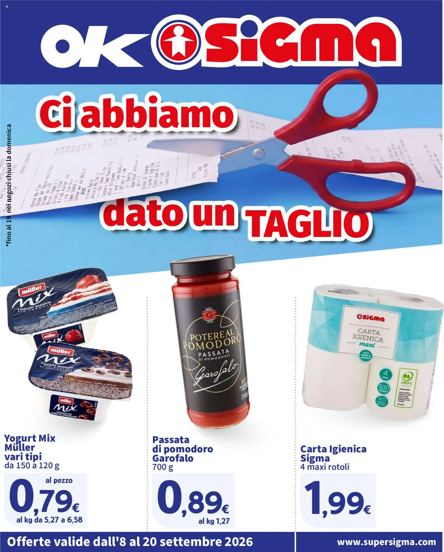 Volantino SIGMA del 08/09/2026 | Pagina: 1