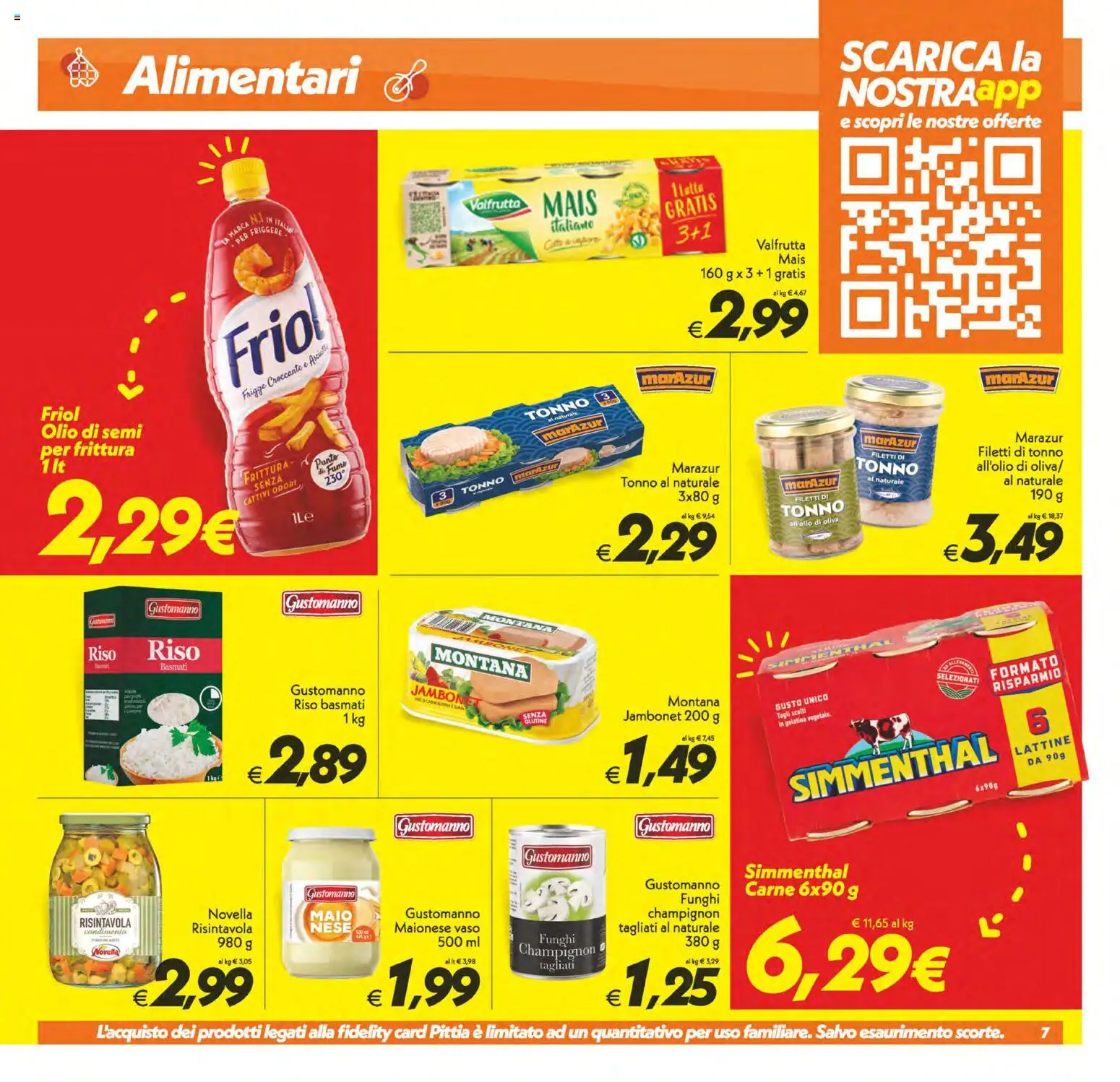 Volantino SuperConveniente del 28.04.2026 | Pagina: 7 | Prodotti: Riso, Latte, Tonno al naturale, Mais