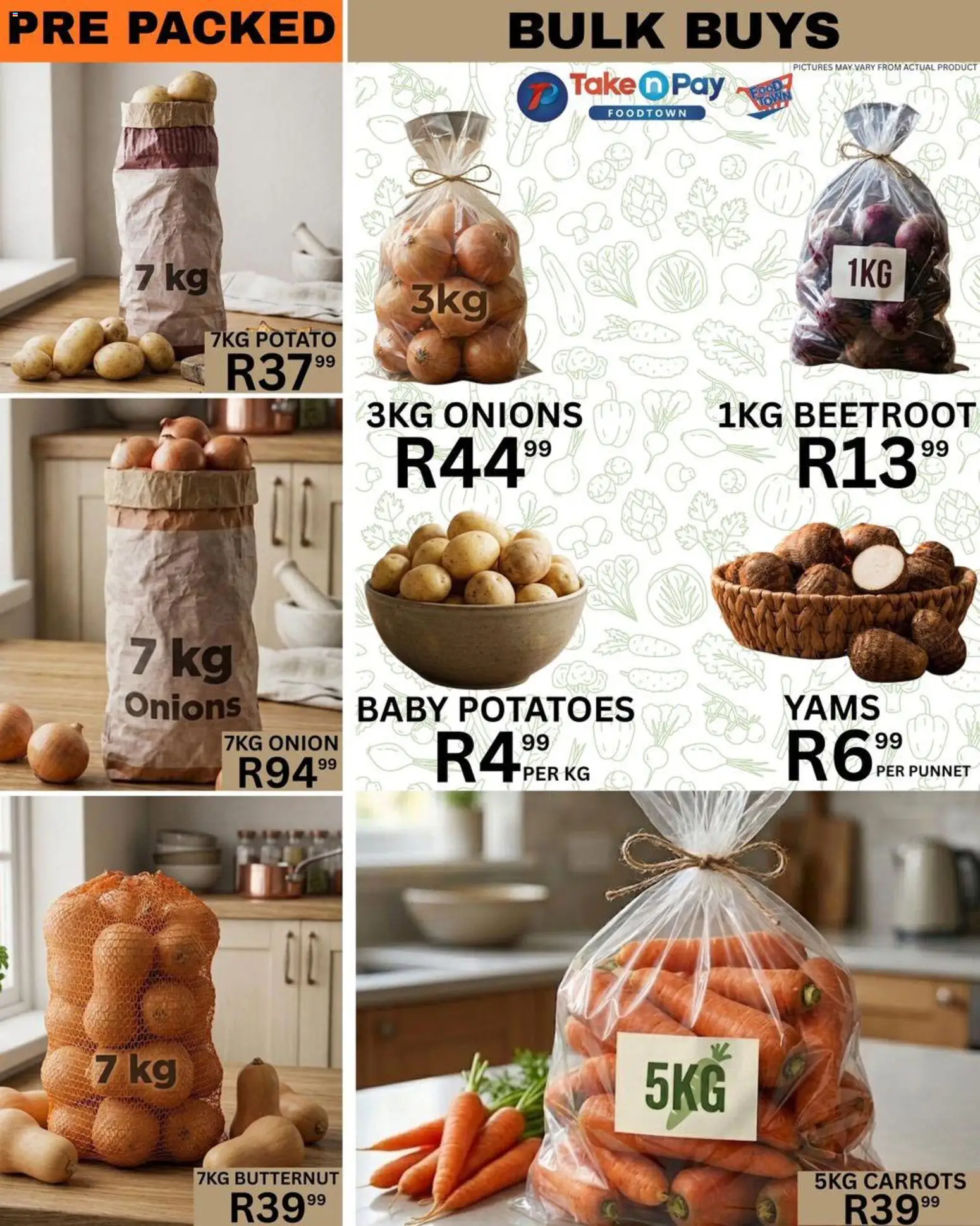 New Take n Pay catalogue – valid from 31.05.2026 | Page: 15 | Products: Carrots, Potatoes, Onions