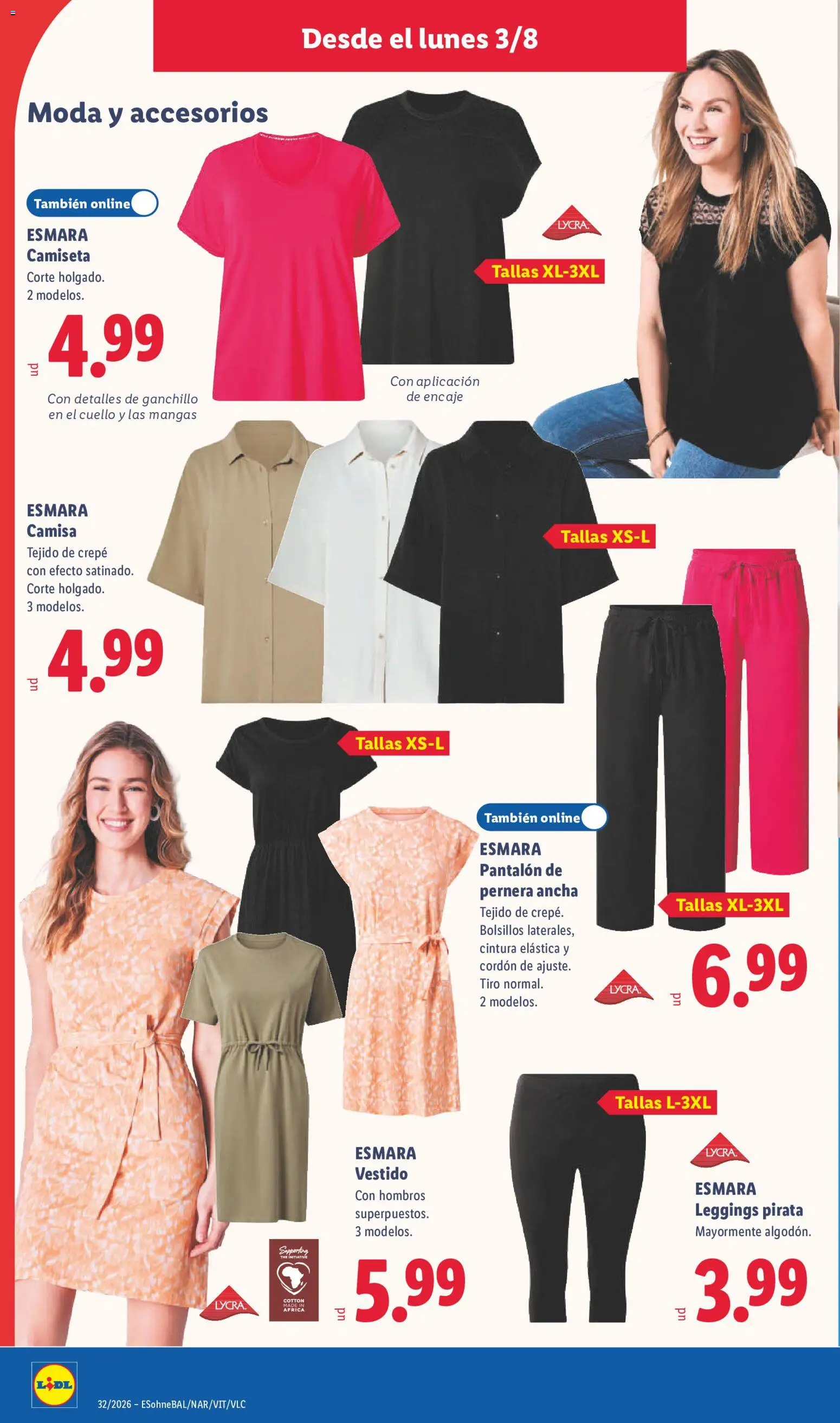 Lidl folleto de bazar │ válido desde el 03/08/2026 | Página: 8 | Productos: Camisa