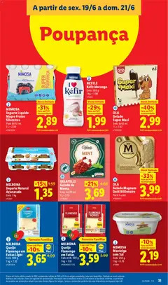 Pré-visualização Lidl folheto válido de 15/06/2026 | Página: 31 | Produtos: Sal, Gelado, Manteiga, Iogurte