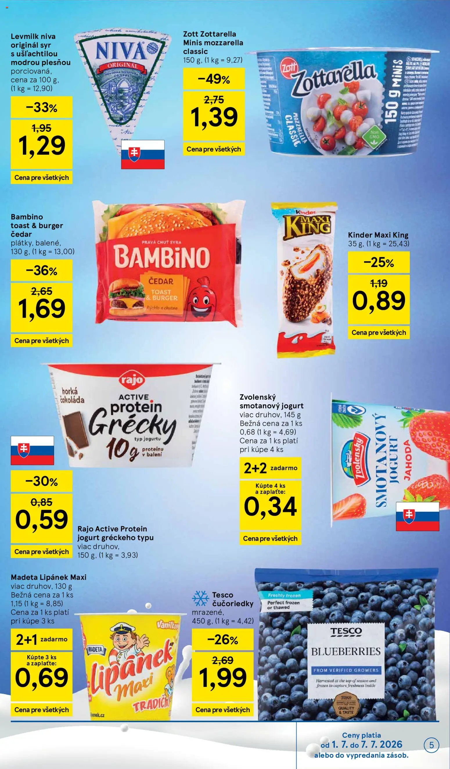 Nové Tesco akcie – leták je platný od 01.07.2026 | Strana: 5