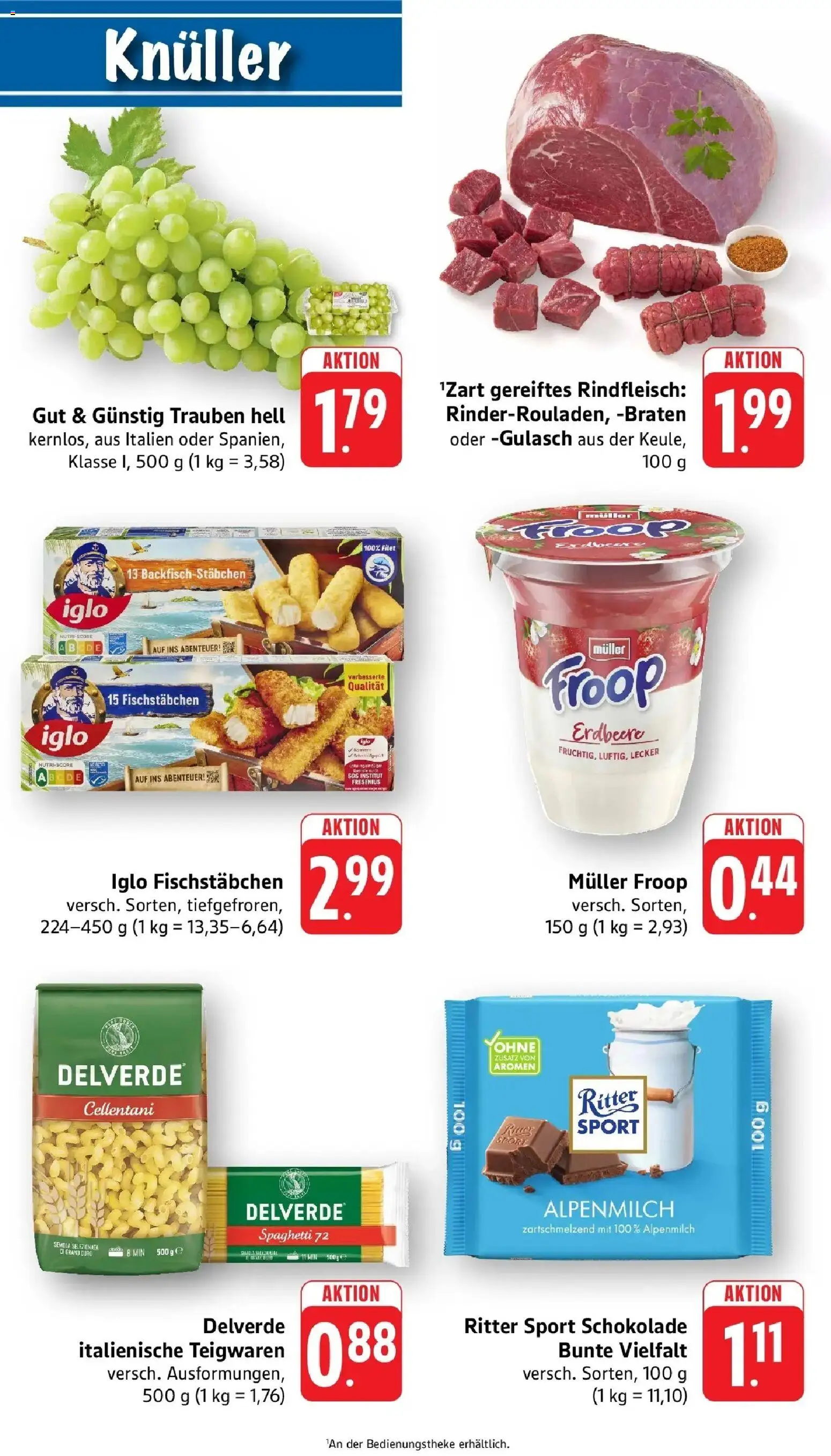 nah & gut Prospekt Offenburg-Zunsweier – gültig ab 13.07.2026 | Seite: 8 | Produkte: Froop, Trauben, Iglo, Fischstabchen