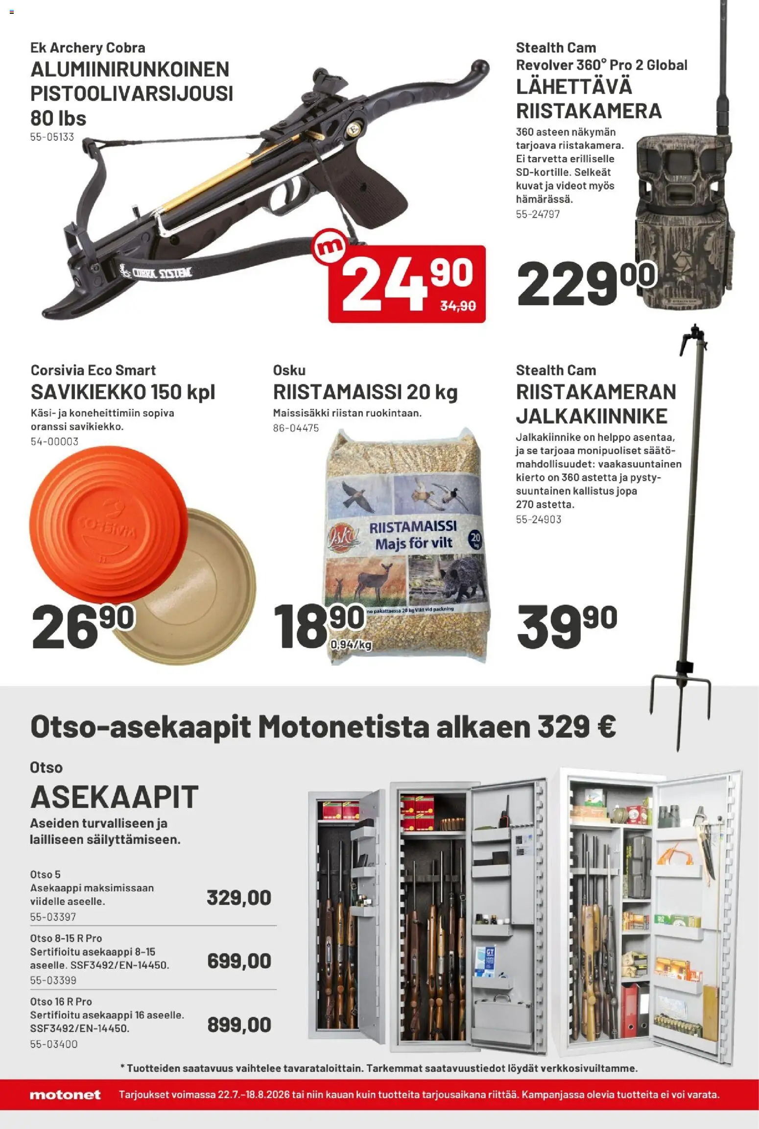 Motonet tarjoukset – voimassa 22/07/2026 alkaen | Sivu: 10 | Tuotteet: Voi