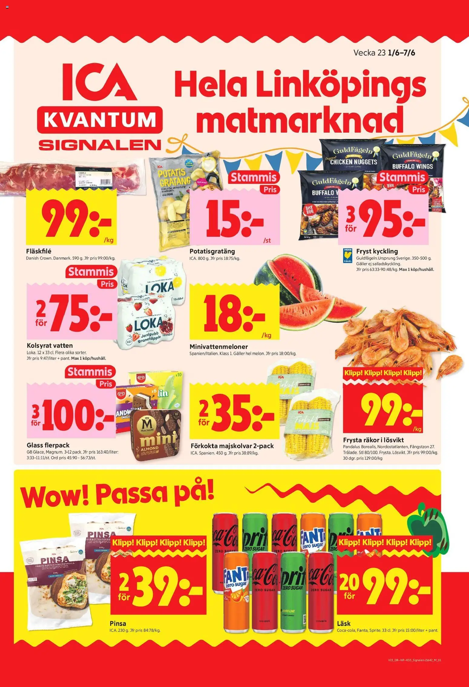 ICA Kvantum reklamblad aktuell från 01.06.2026 | Sida: 1