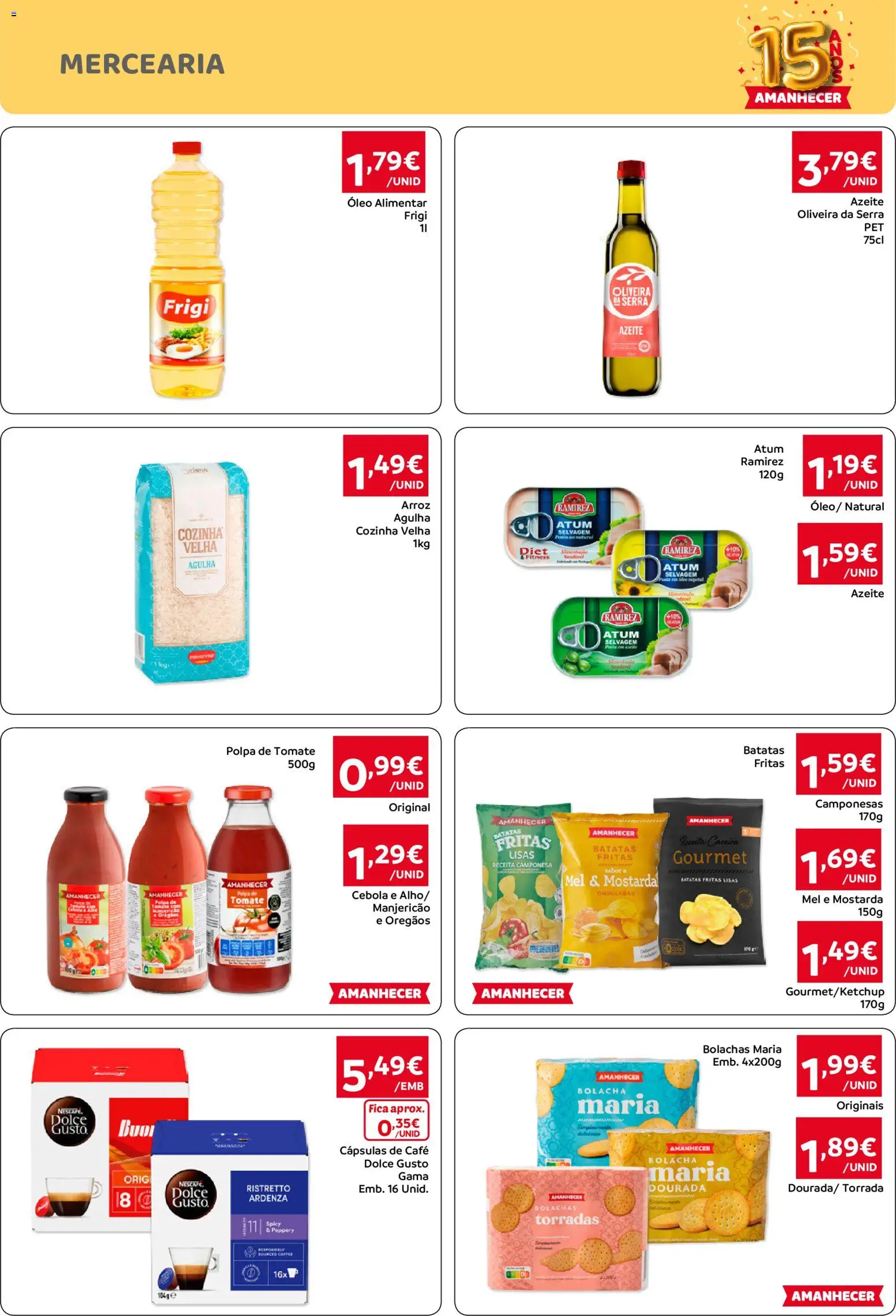 Amanhecer Folheto Madeira │ válido de 20/08/2026 | Página: 3 | Produtos: Dourada, Óleo alimentar, Batatas, Polpa de tomate