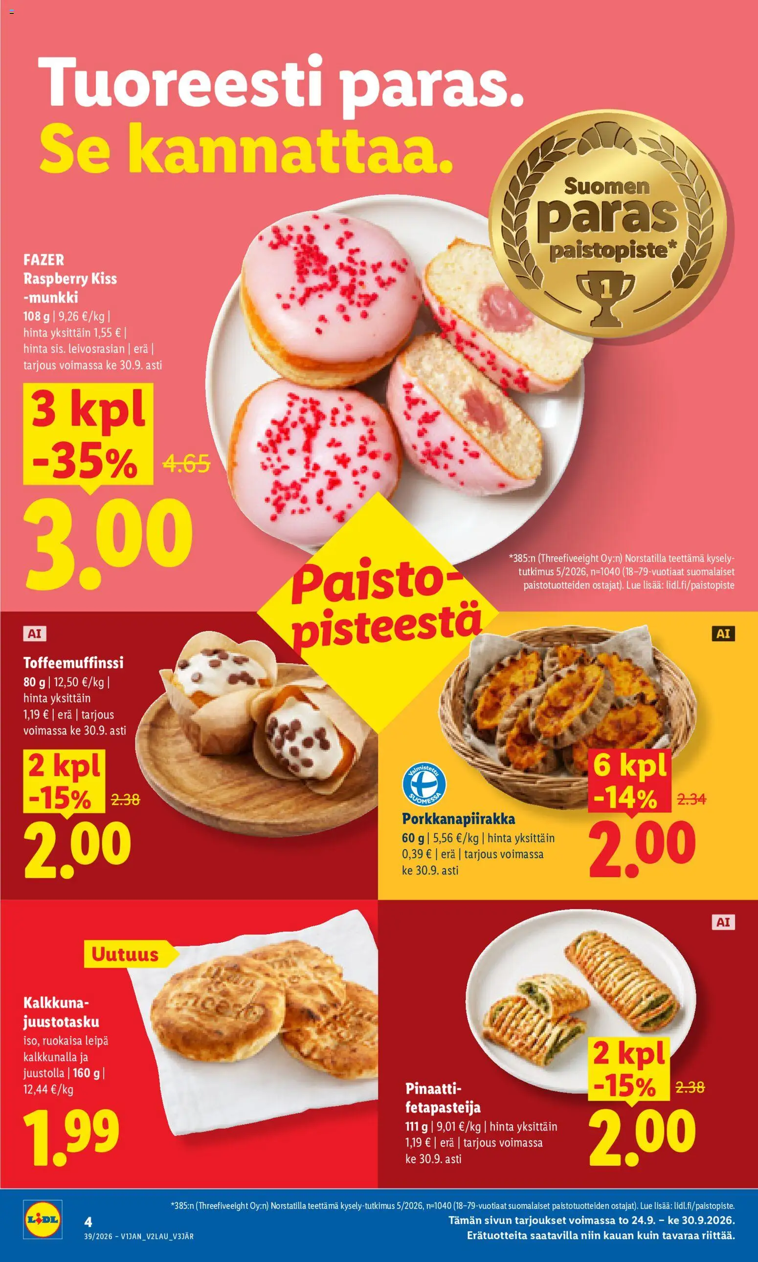 Lidl tarjoukset - Helsinki – voimassa 24/09/2026 alkaen | Sivu: 4