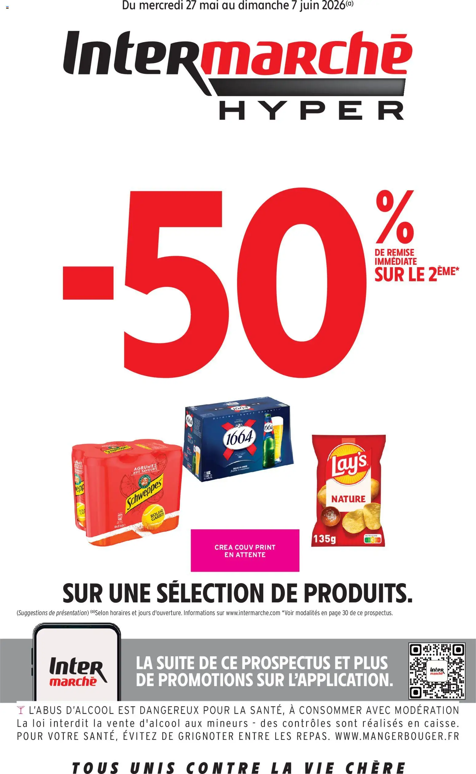 {H1} | Page: 1 | Produits: Biere blonde 1664, Bière blonde, Bière, Chips
