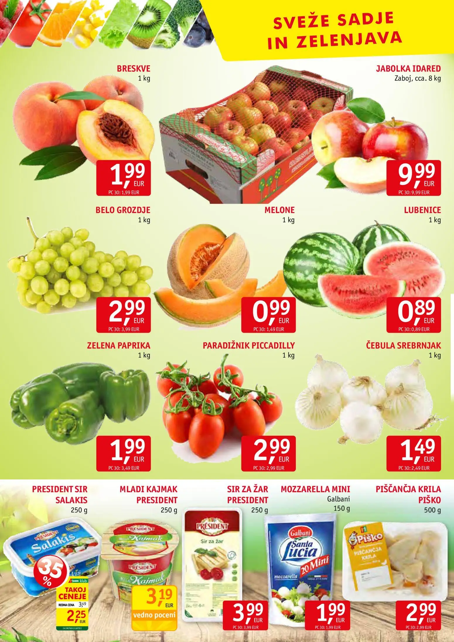 Novi Jager katalog ponudbe – veljaven od 24.06.2026 | Stran: 8 | Izdelki: Grozdje, Zar, Sadje, Lubenice