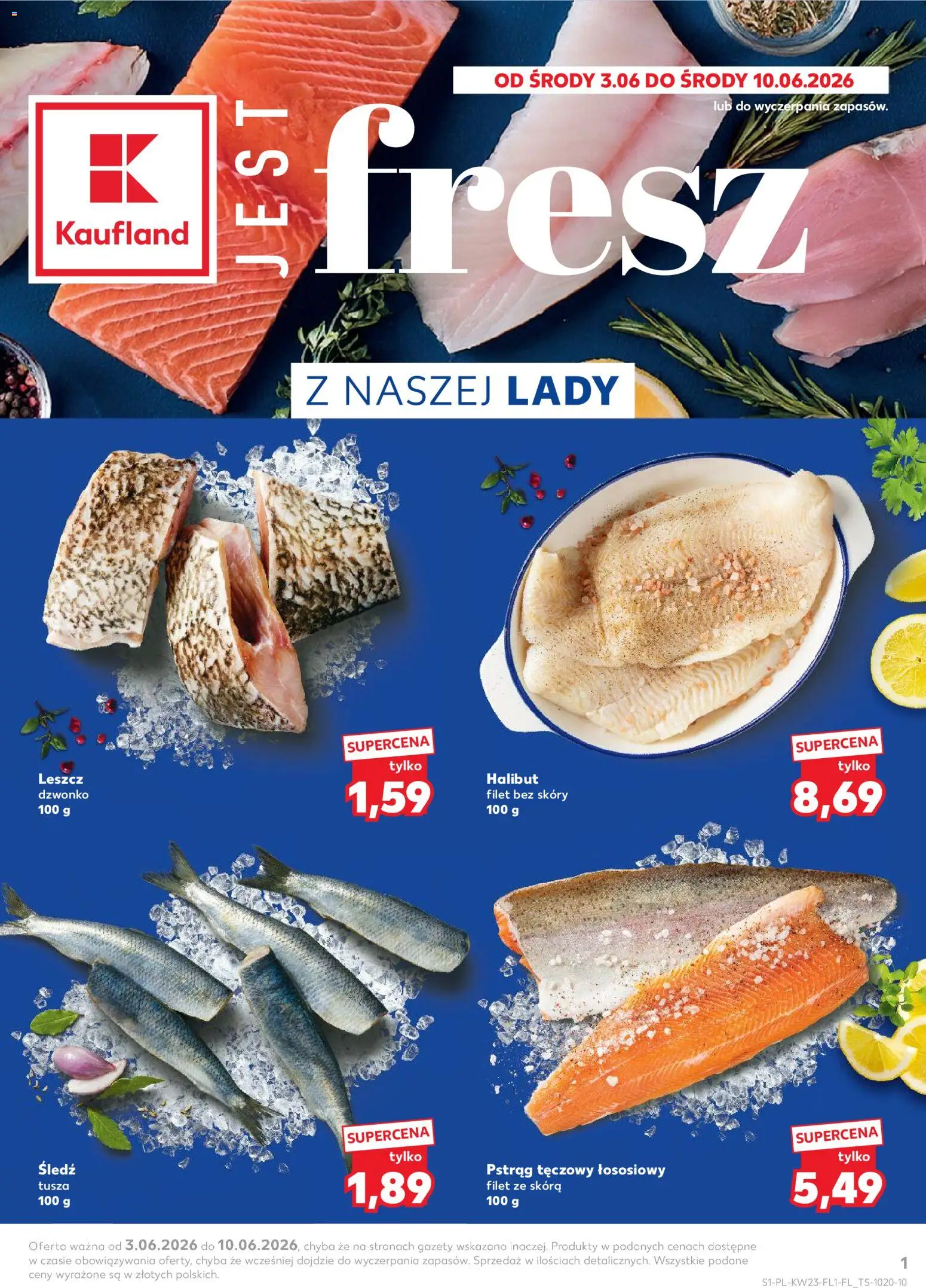 Kaufland Polsko leták - Jest fresz od 03.06.2026 | Strana: 1