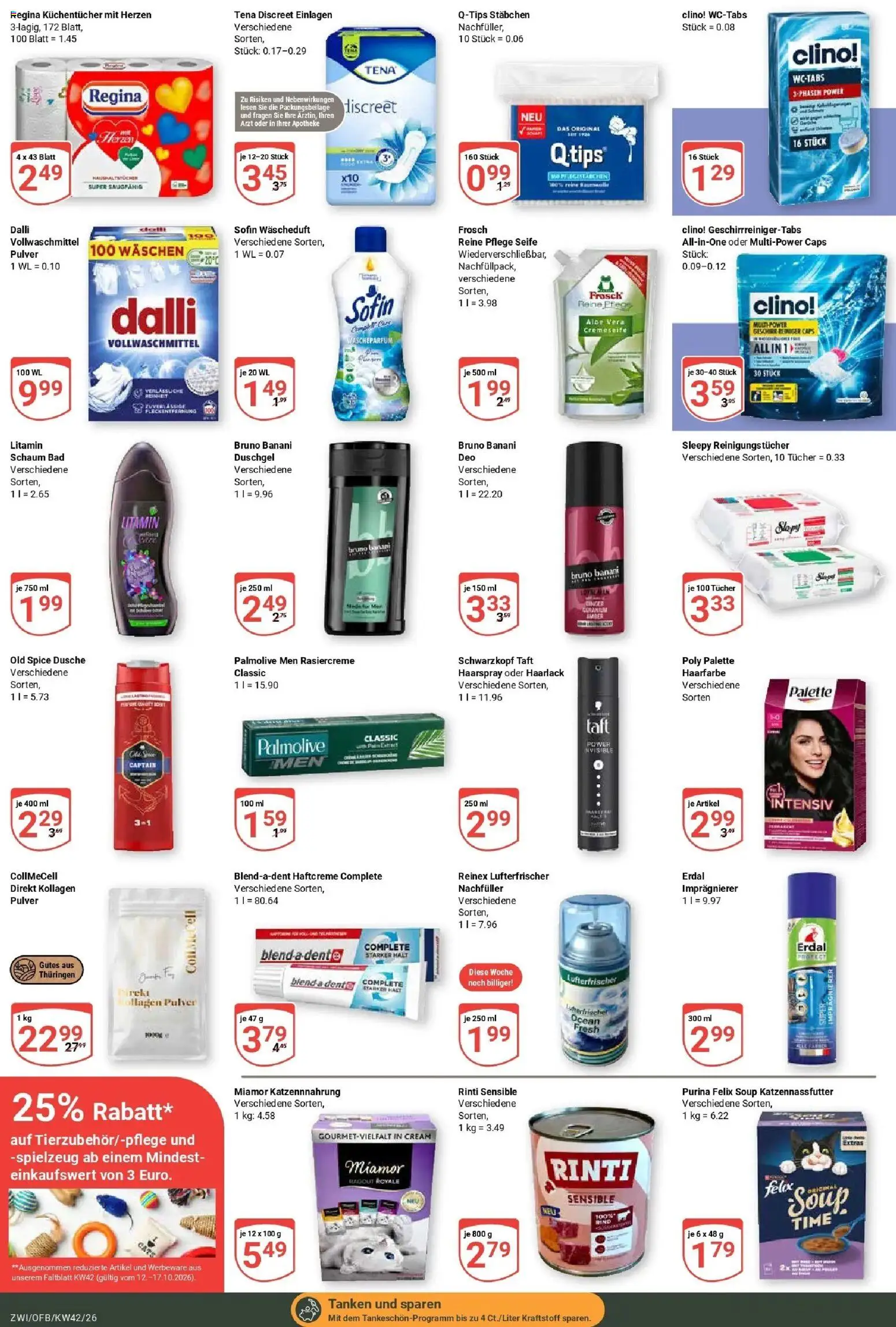Globus Prospekt Zwickau (ab 12.10.2026) » Angebote online | Seite: 24 | Produkte: Bad, Haarfarbe, Seife, Reinigungstücher