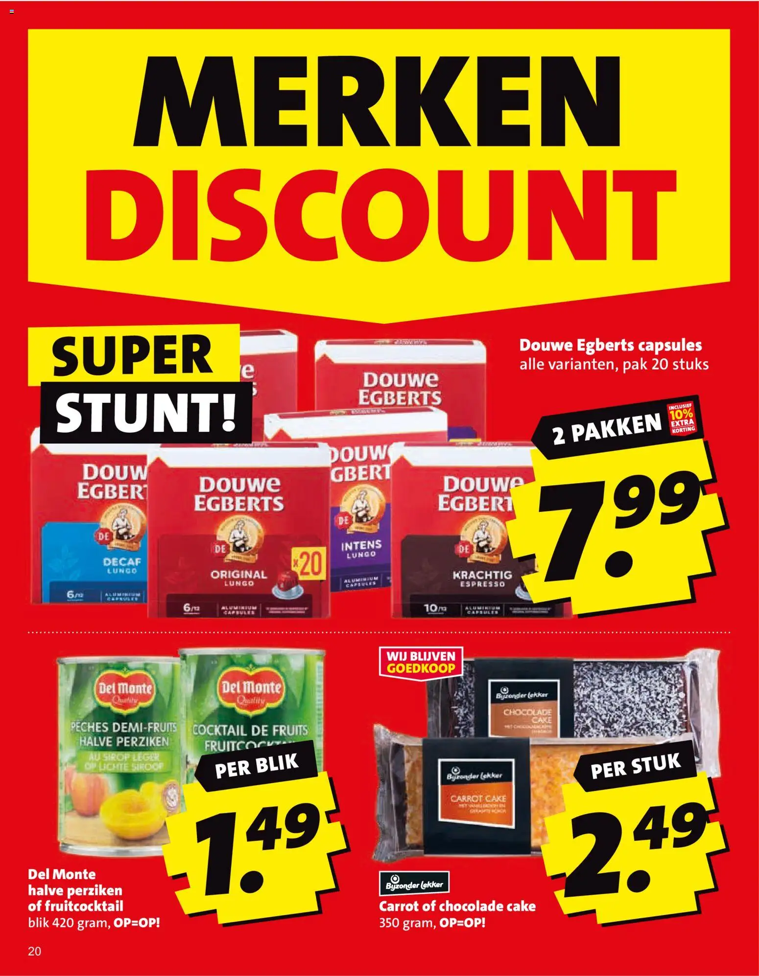 {H1} | Pagina: 57 | Producten: Chocolade, Capsules, Cake, Perziken