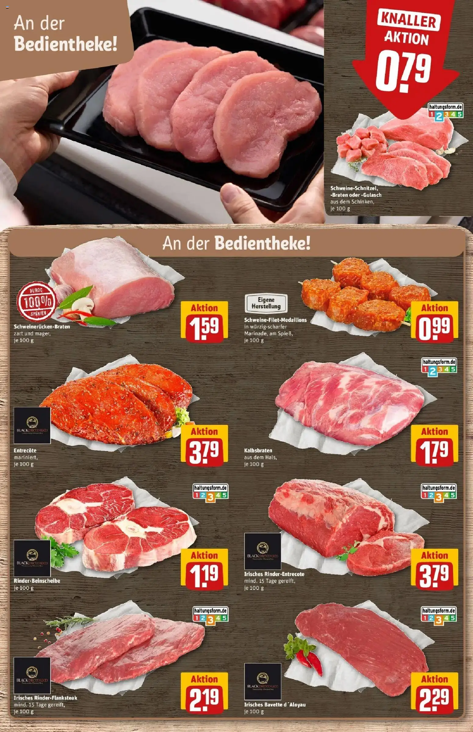 REWE Prospekt ab 24.08.2026 zum Blättern » Angebote | Seite: 8 | Produkte: Entrecote, Gulasch