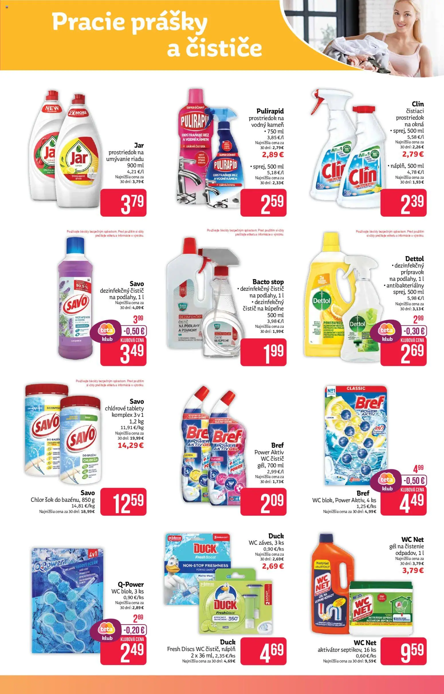 Nové Teta drogerie akcie – leták je platný od 11.05.2026 | Strana: 15 | Produkty: Bazén, Čistiaci prostriedok, Prostriedok na umývanie riadu, Dettol