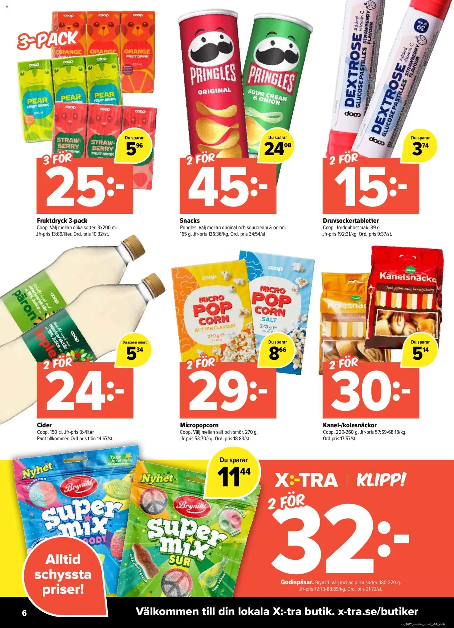Coop X:-TRA reklamblad aktuell från 07/09/2026 | Sida: 6