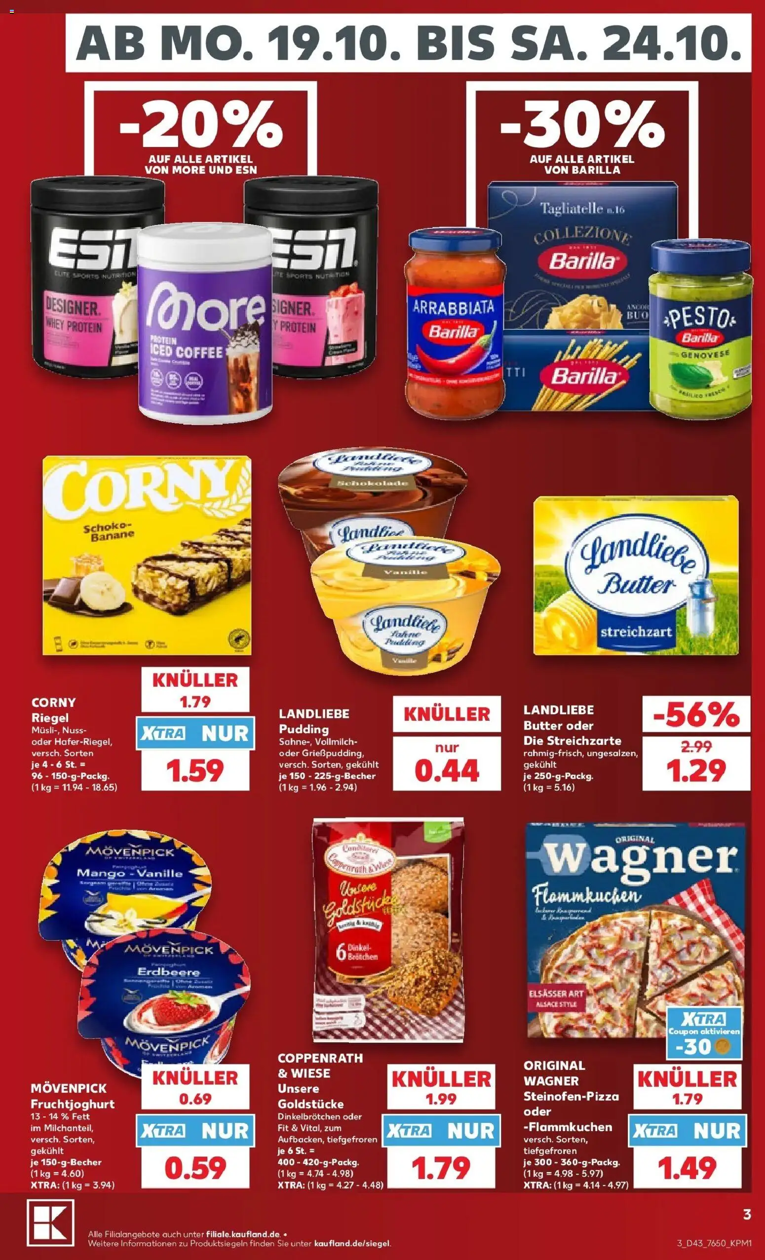 Kaufland - Kaufland: Wochenangebote von 19.10.2026 - Aktuelle Angebote | Seite: 7 | Produkte: Mango, Vanille, Vollmilch, Butter
