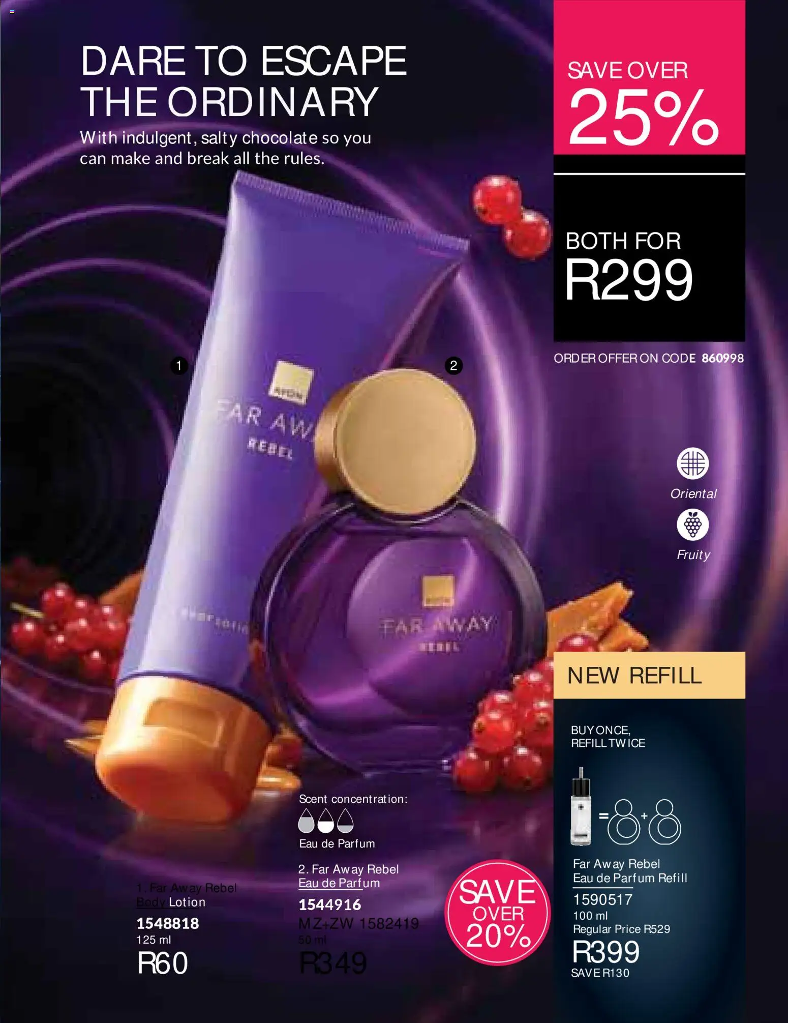 New Avon catalogue – valid from 01/07/2026 | Page: 63 | Products: Chocolate, Lotion