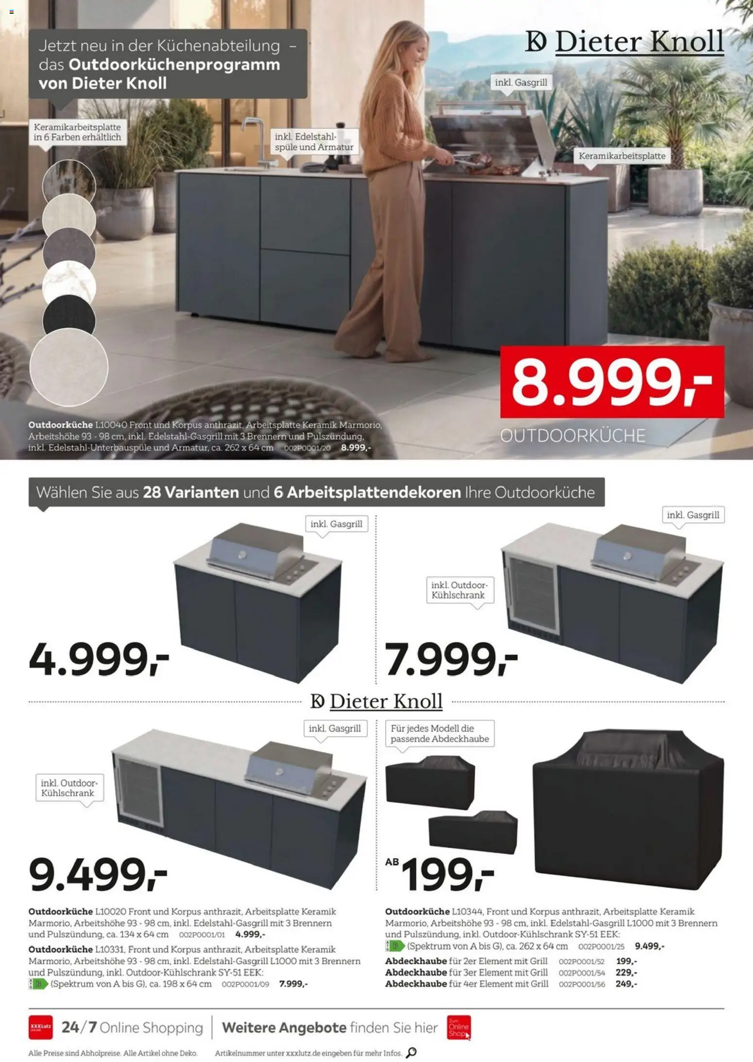 XXXLutz Garten-Preishits – gültig ab 06.06.2026 | Seite: 6 | Produkte: Grill, Kühlschrank, Armatur