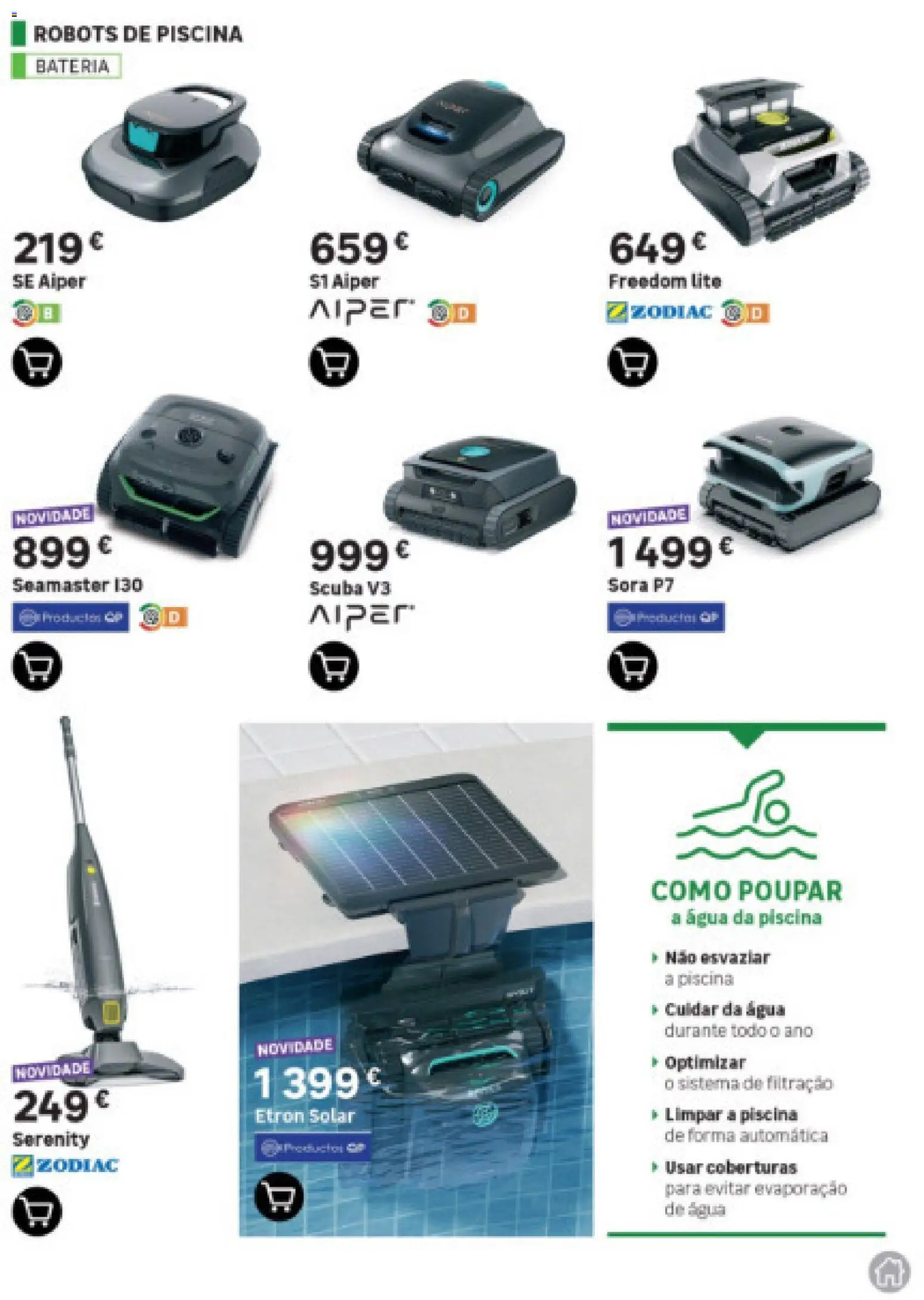 Leroy Merlin Arquipélago dos Açores │ válido de 12.03.2026 | Página: 73 | Produtos: Agua, Piscina, Bateria
