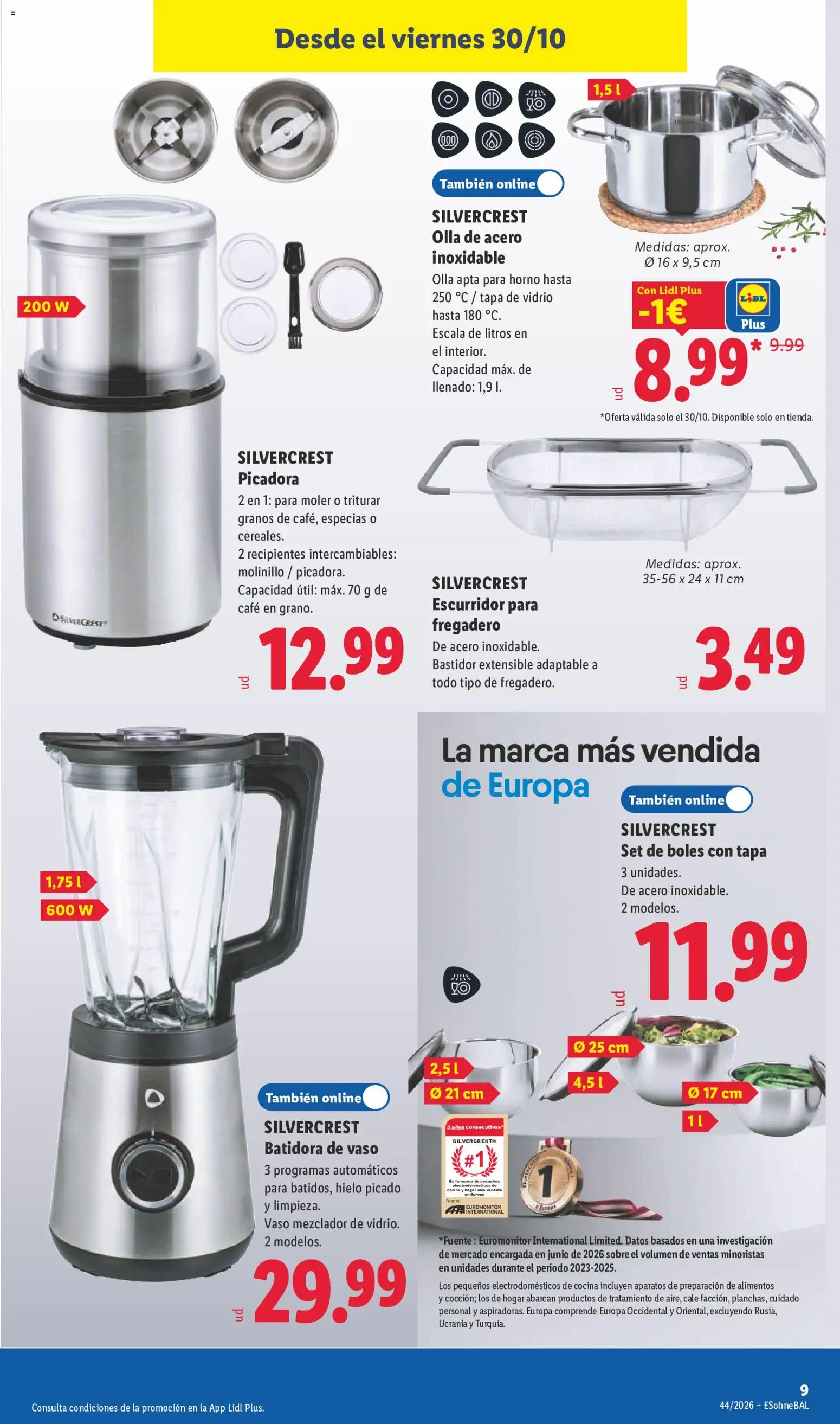 Lidl folleto de bazar │ válido desde el 26/10/2026 | Página: 23