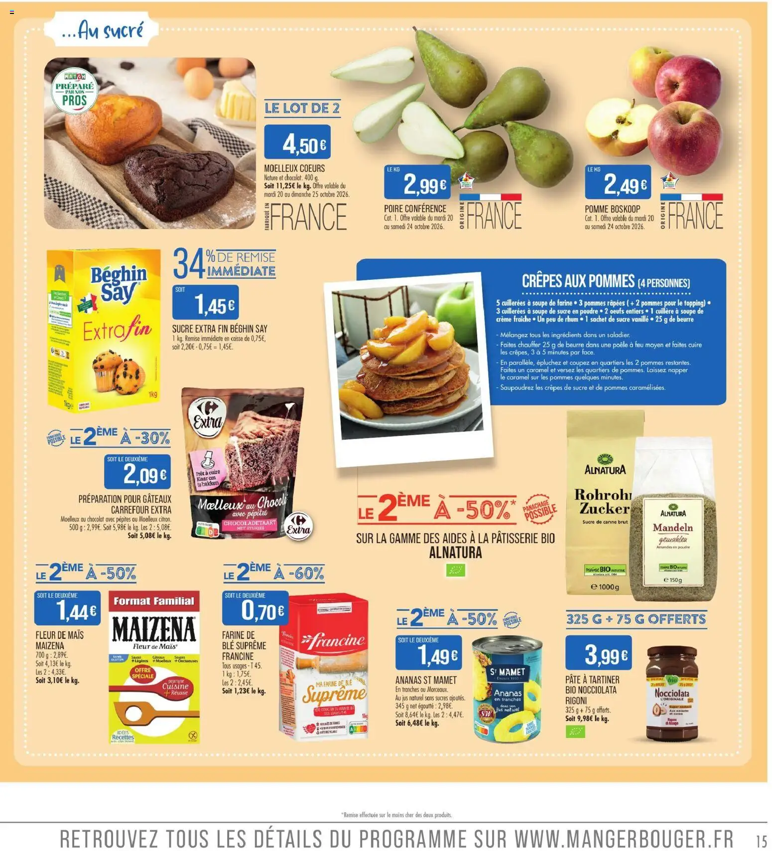 {H1} | Page: 15 | Produits: Moelleux au chocolat, Soupes, Vanille, Pâte à tartiner