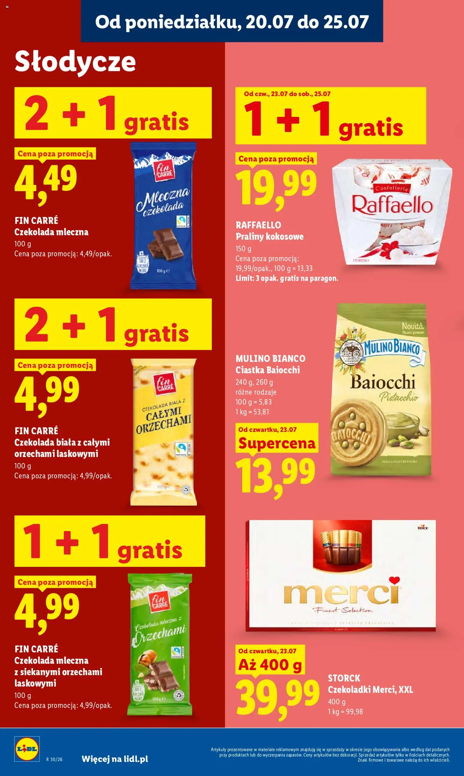 Lidl Polsko leták od 23.07.2026 | Strana: 82 | Produkty: Finest, Merci