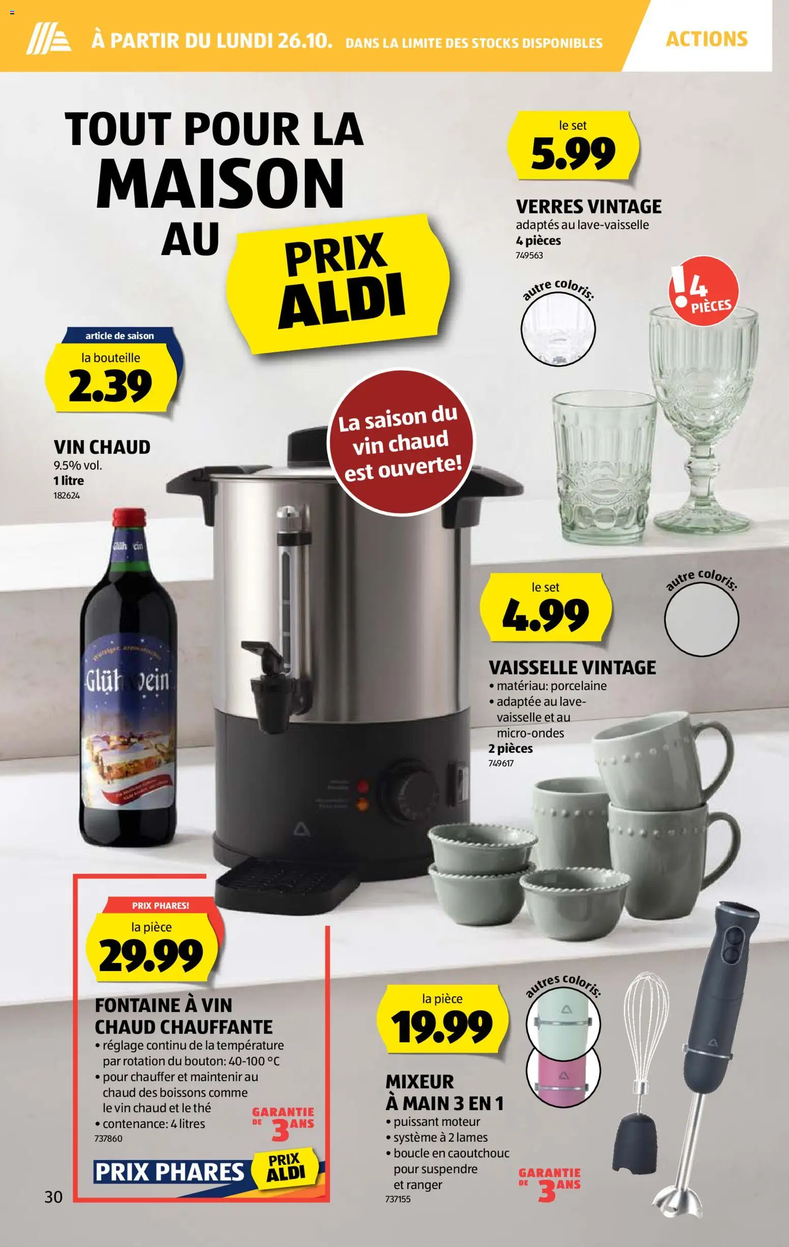 Aldi aktionen FR – gültig ab 22.10.2026 | Seite: 30