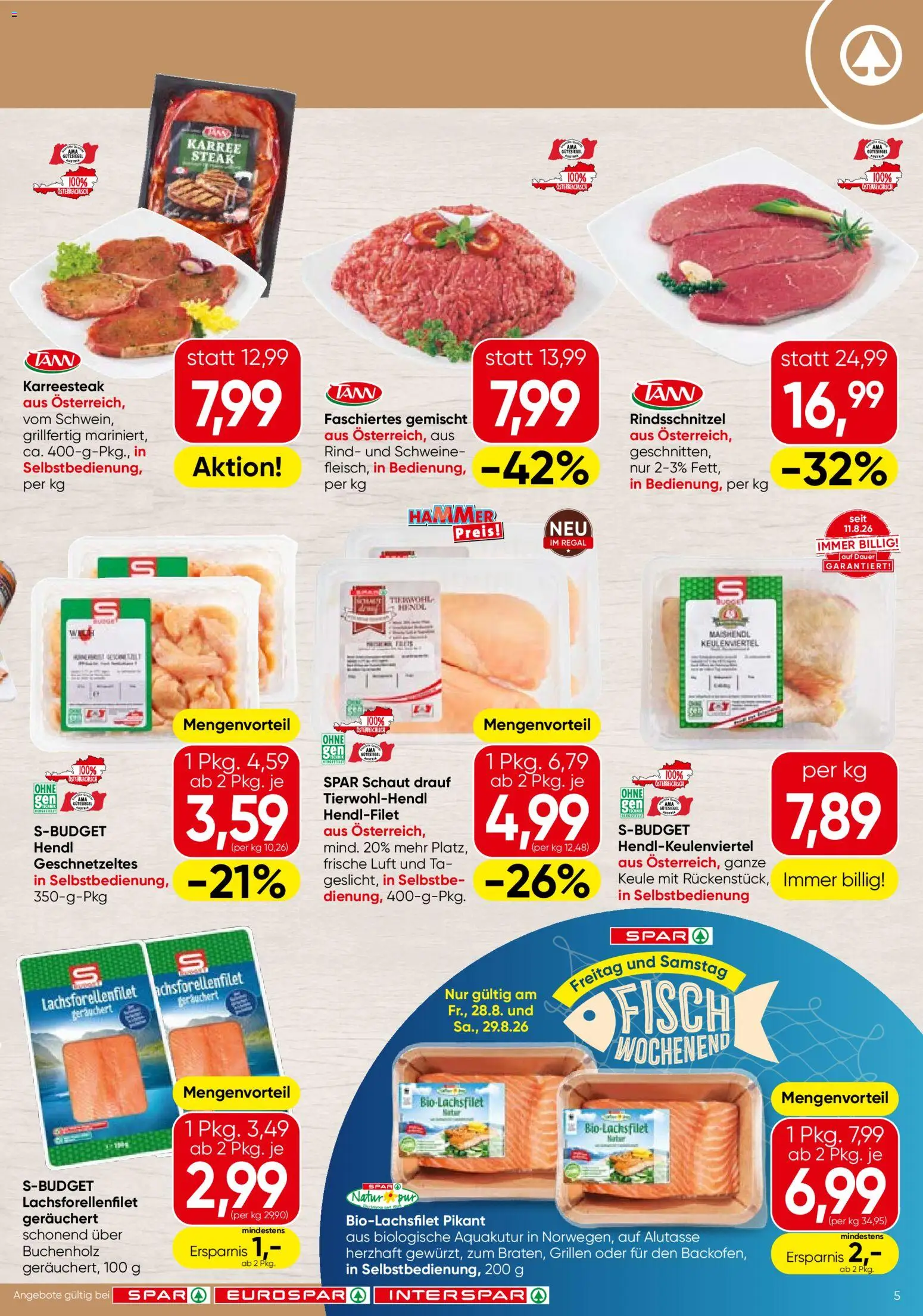 Spar - Flugblatt gültig ab 27.08.2026 | Seite: 5