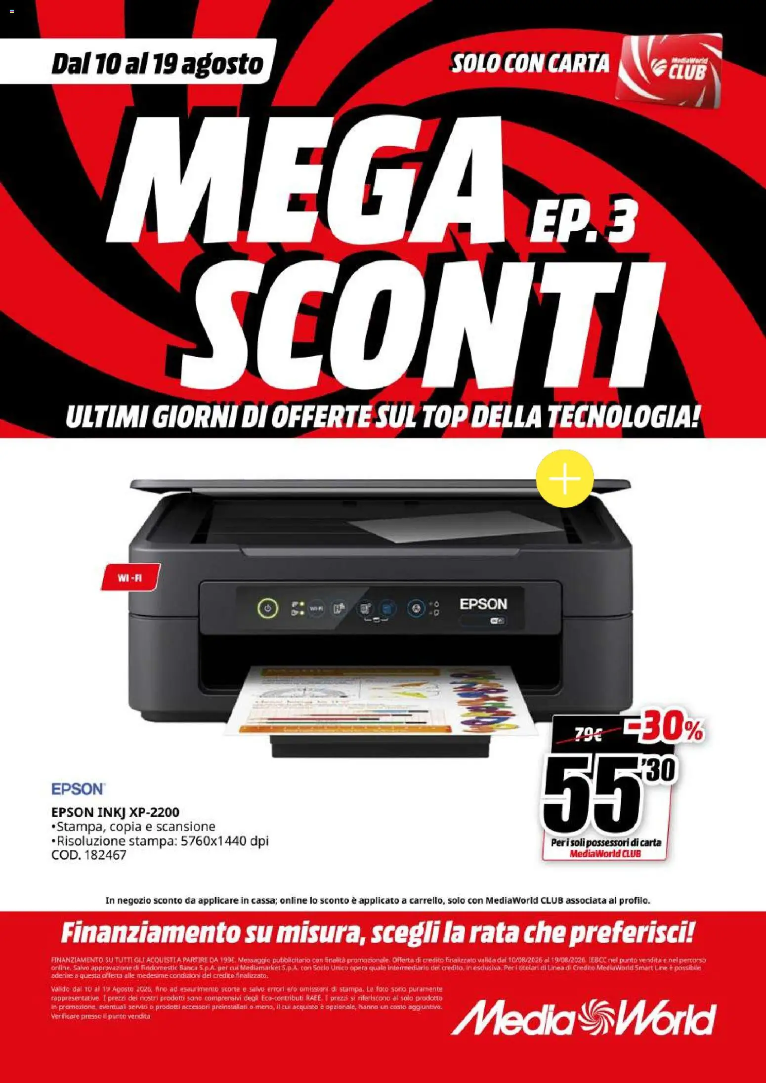 Volantino Media World del 10/08/2026 | Pagina: 22