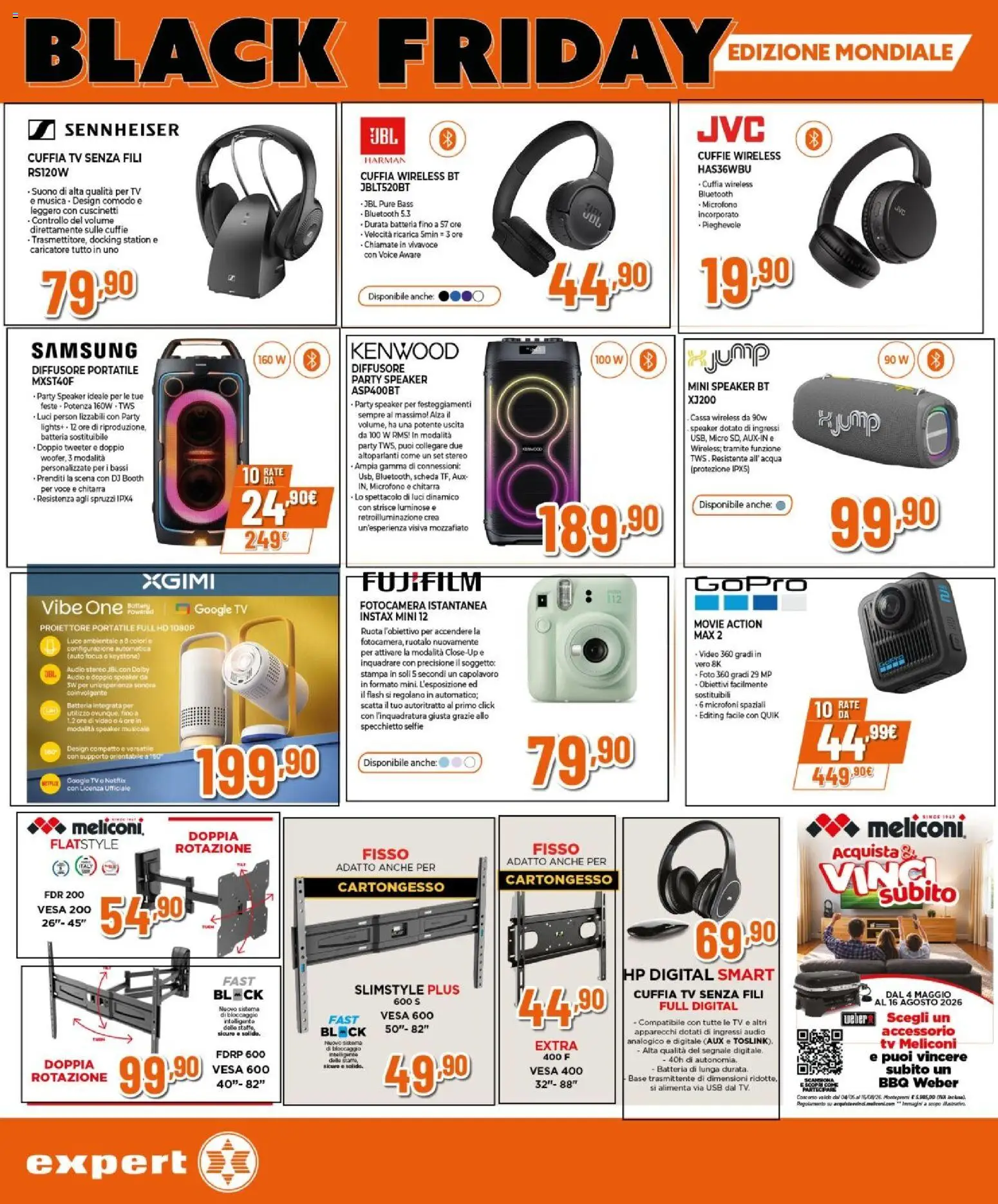 Volantino Expert del 02/07/2026 | Pagina: 5 | Prodotti: TV, Video, Cuffie, Speaker