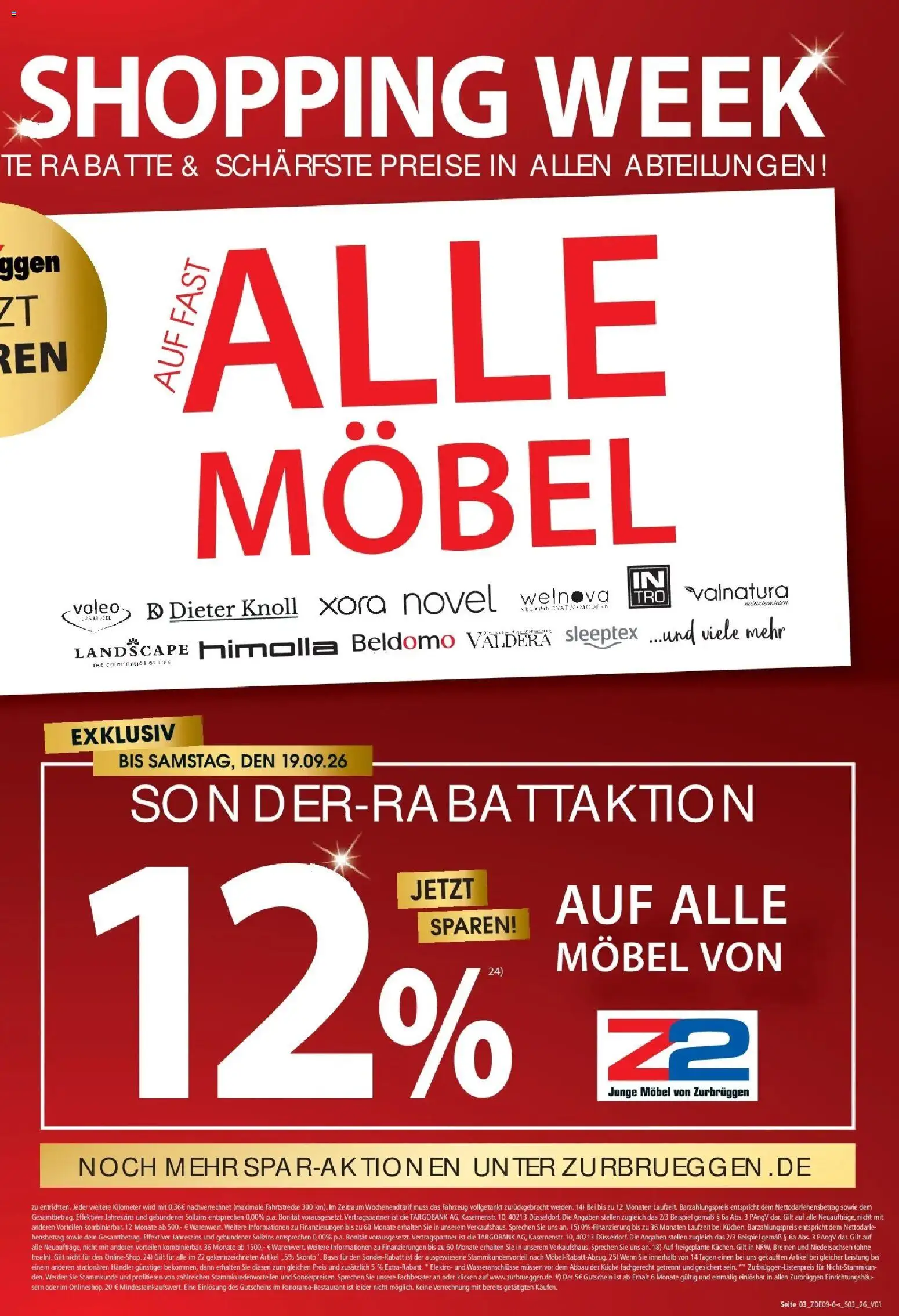 Zurbrüggen Prime Shopping week (ab 05.09.2026) zum Blättern | Seite: 3 | Produkte: Küche