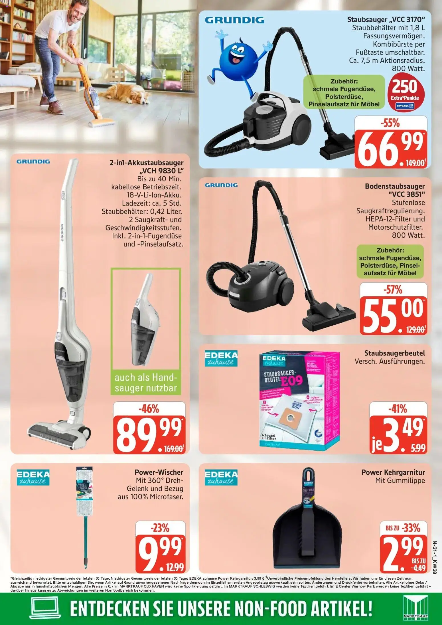 Marktkauf Prospekt Cuxhaven (ab 14.09.2026) » Angebote online | Seite: 31 | Produkte: Staubsauger, Pinsel