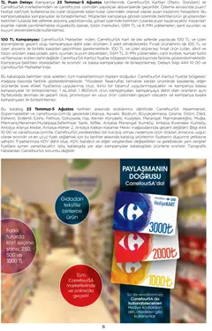 23 Temmuz 2026 tarihinden itibaren geçerli olan CarrefourSA kataloğu önizlemesi | Sayfa: 35
