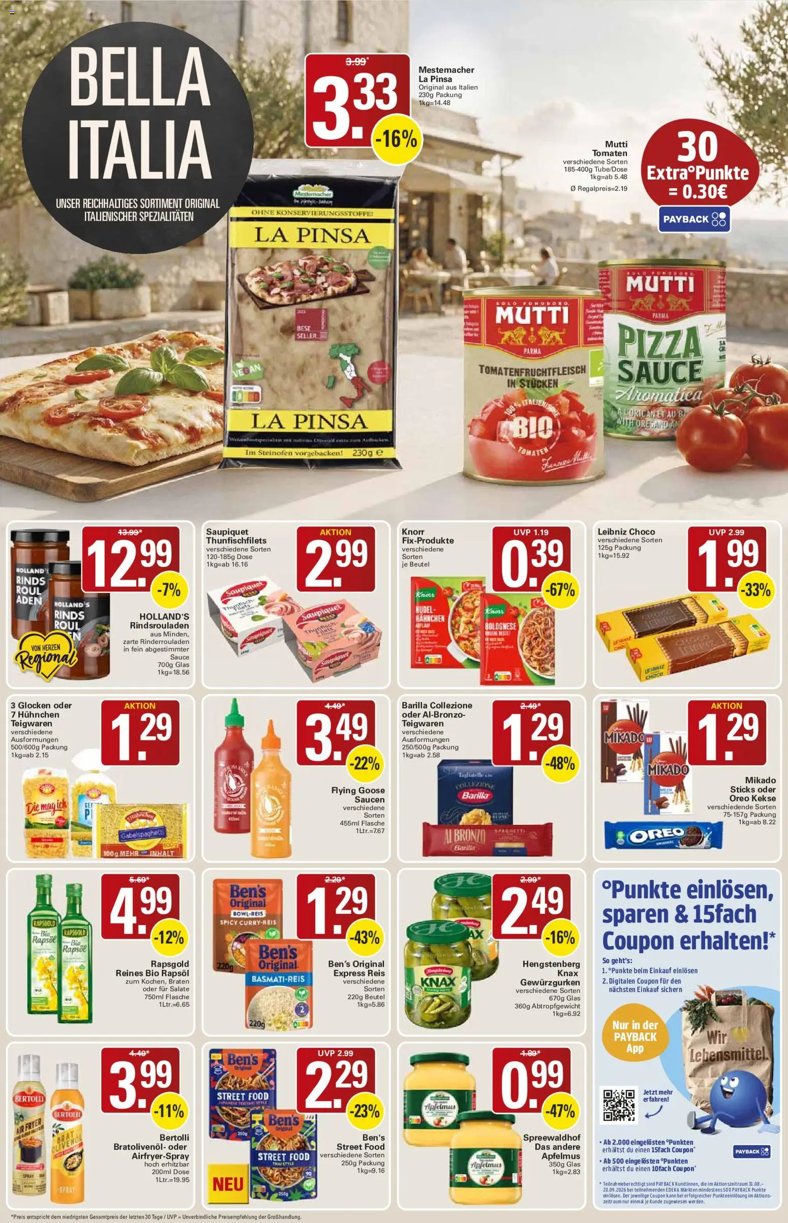 WEZ Prospekt – gültig ab 31.08.2026 | Seite: 10 | Produkte: Barilla, Spaghetti, Rapsöl, Reis